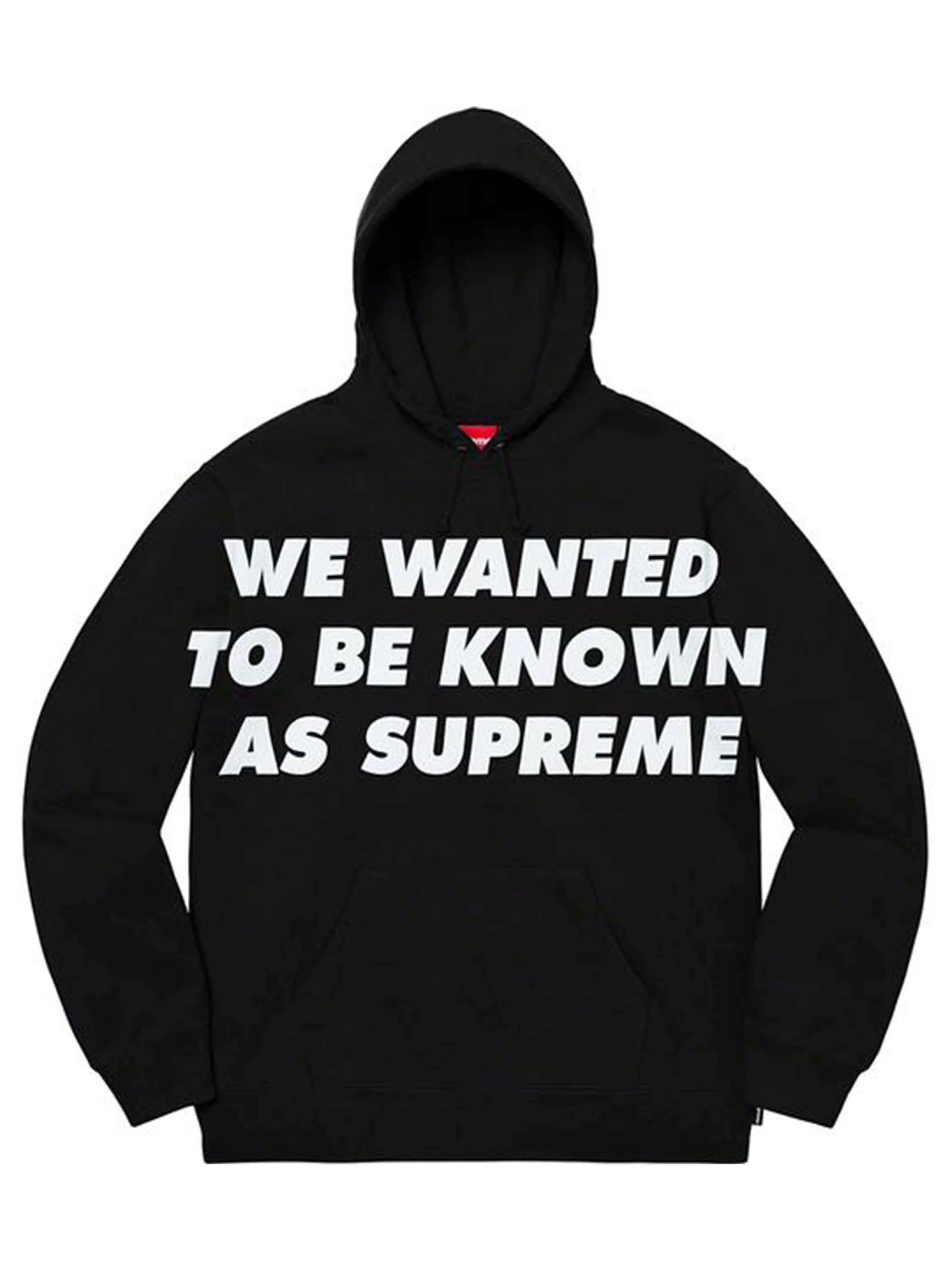 Image of Supreme Known As Hoodie Black [SS20] Prior