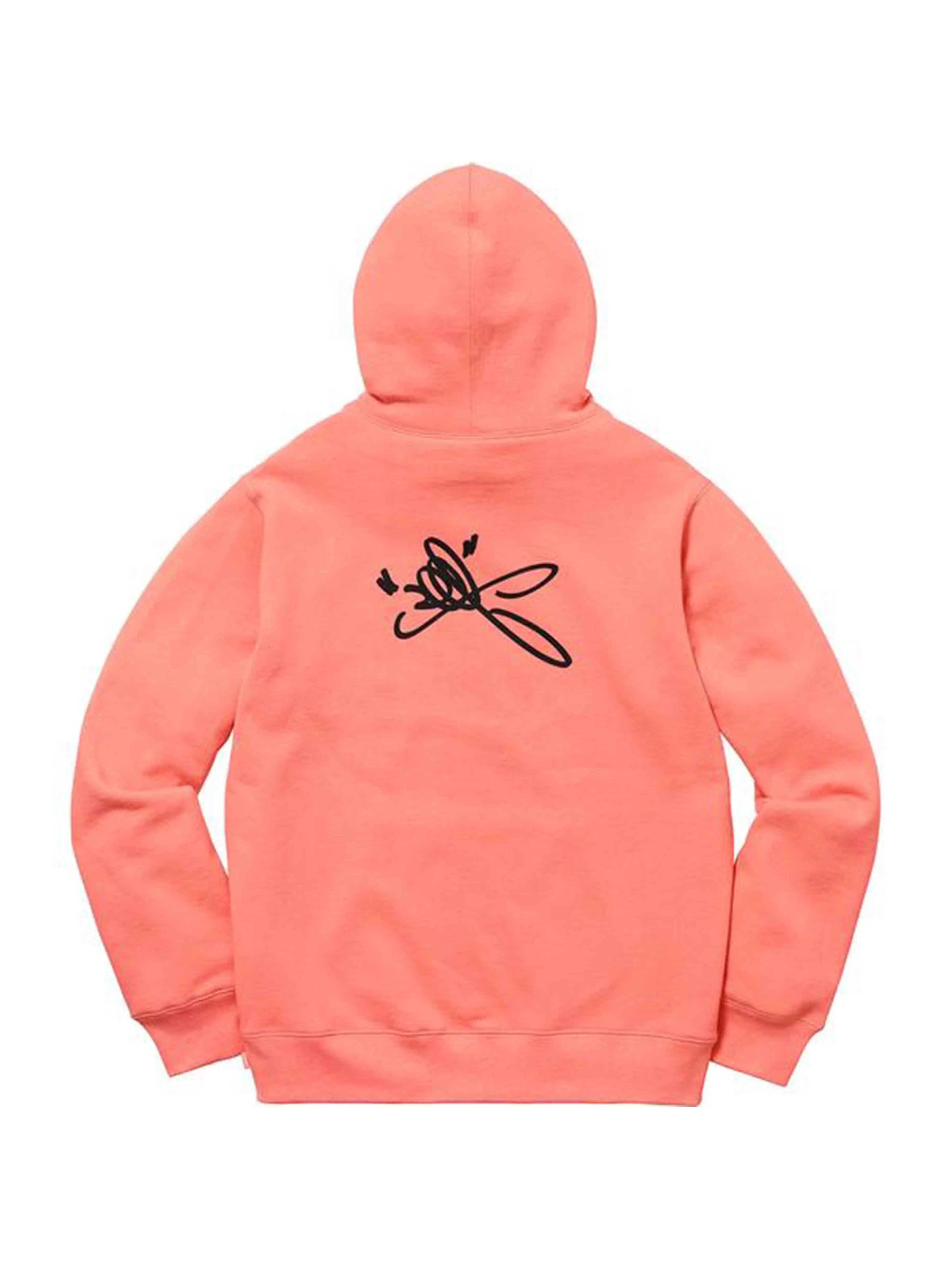 Image of Supreme Lee Hoodie Coral [SS18] Supreme