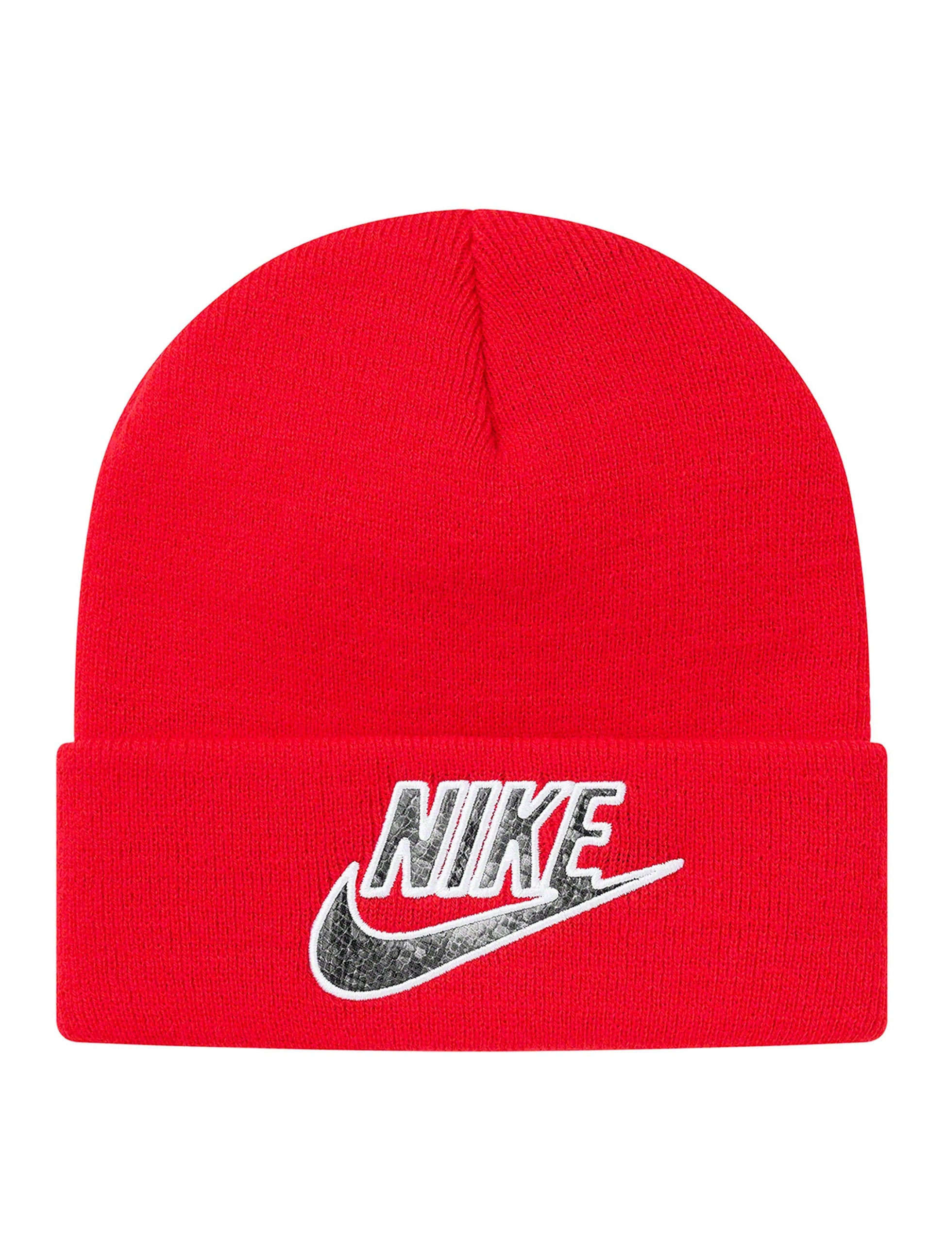 Supreme Nike Snakeskin Beanie Red [SS21] Prior