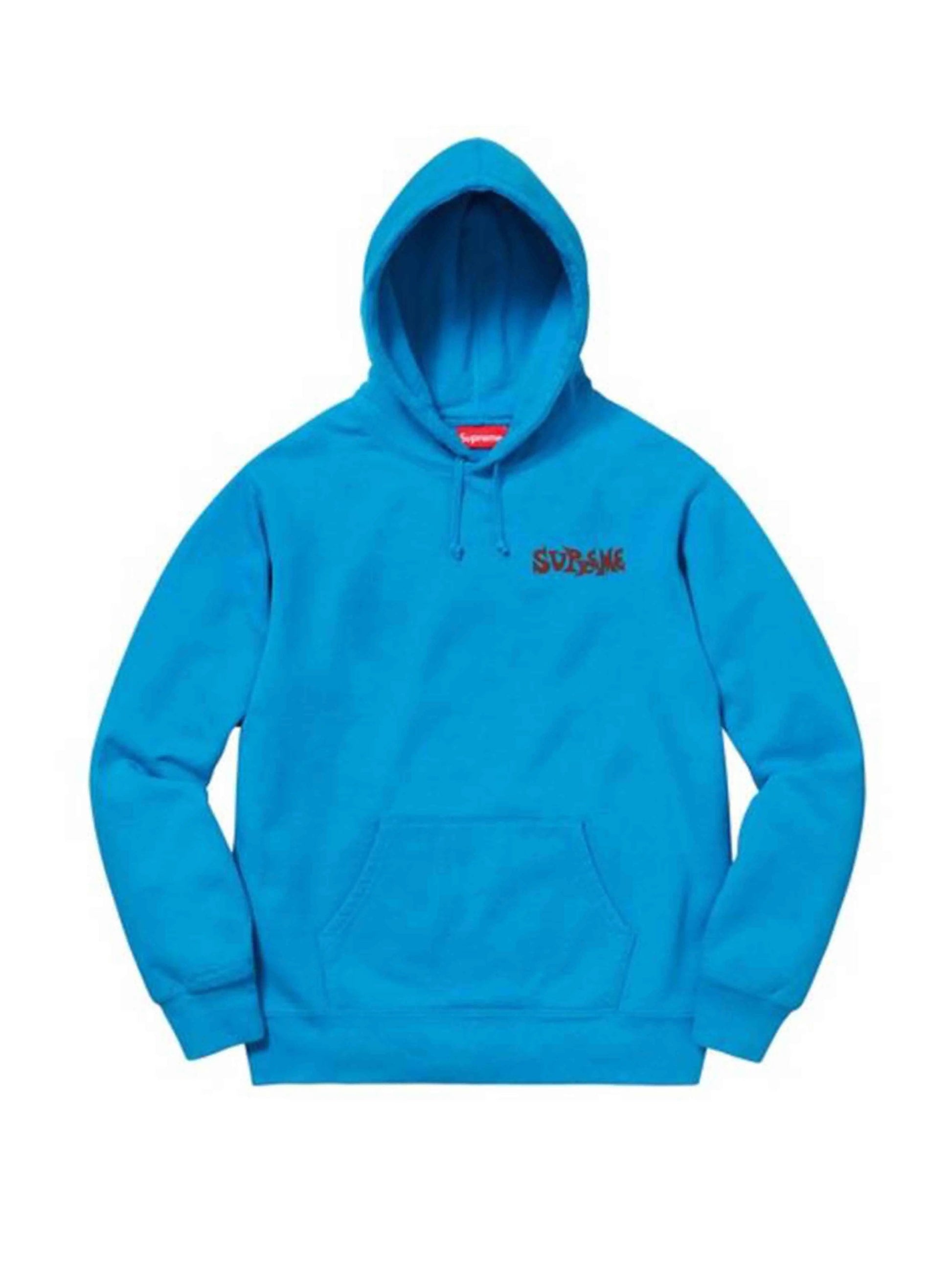 Supreme Portrait Hoodie Royal Blue [FW18] Supreme
