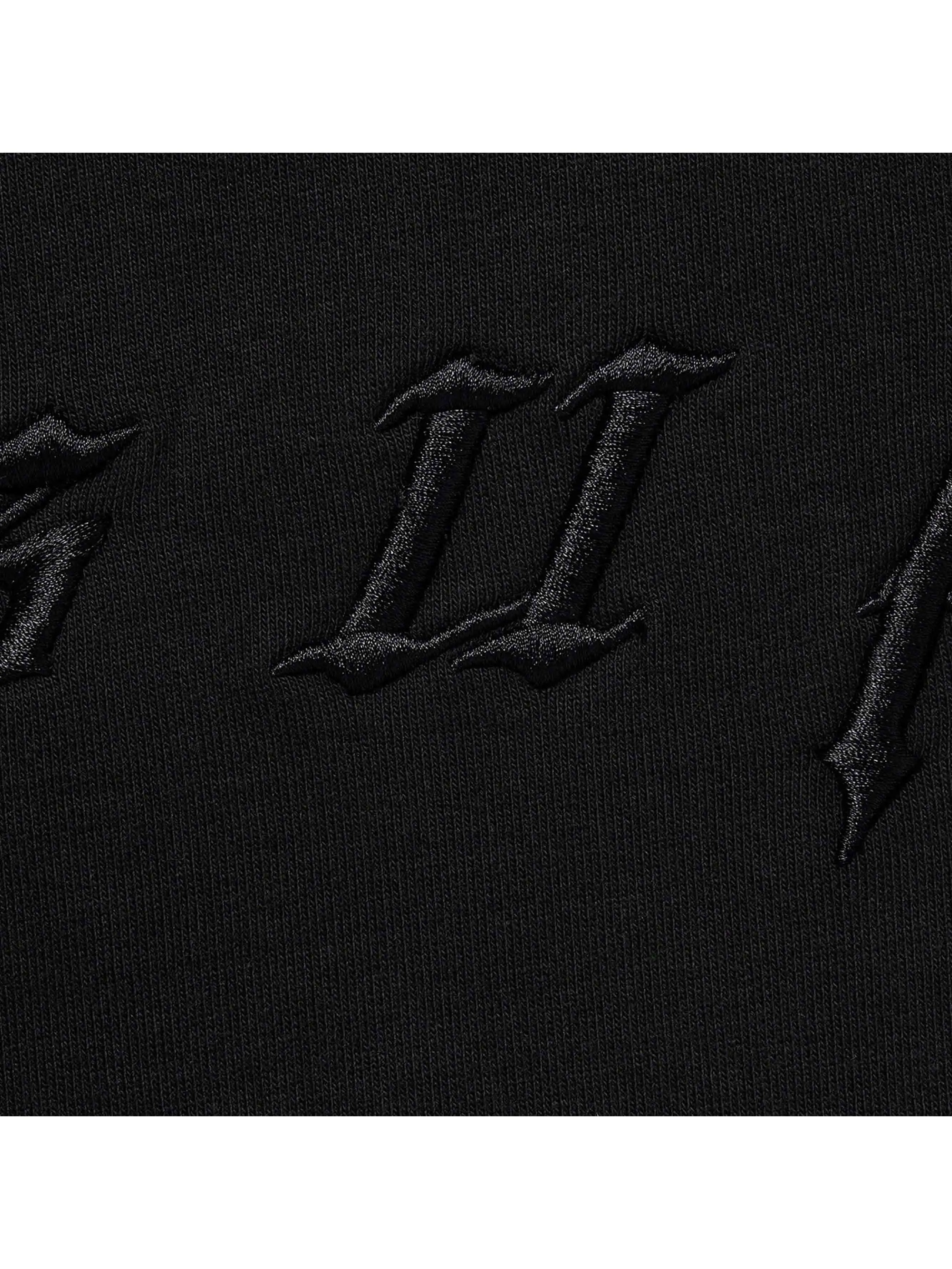 Image of Supreme Raised Embroidery Hoodie Black (FW21) Prior