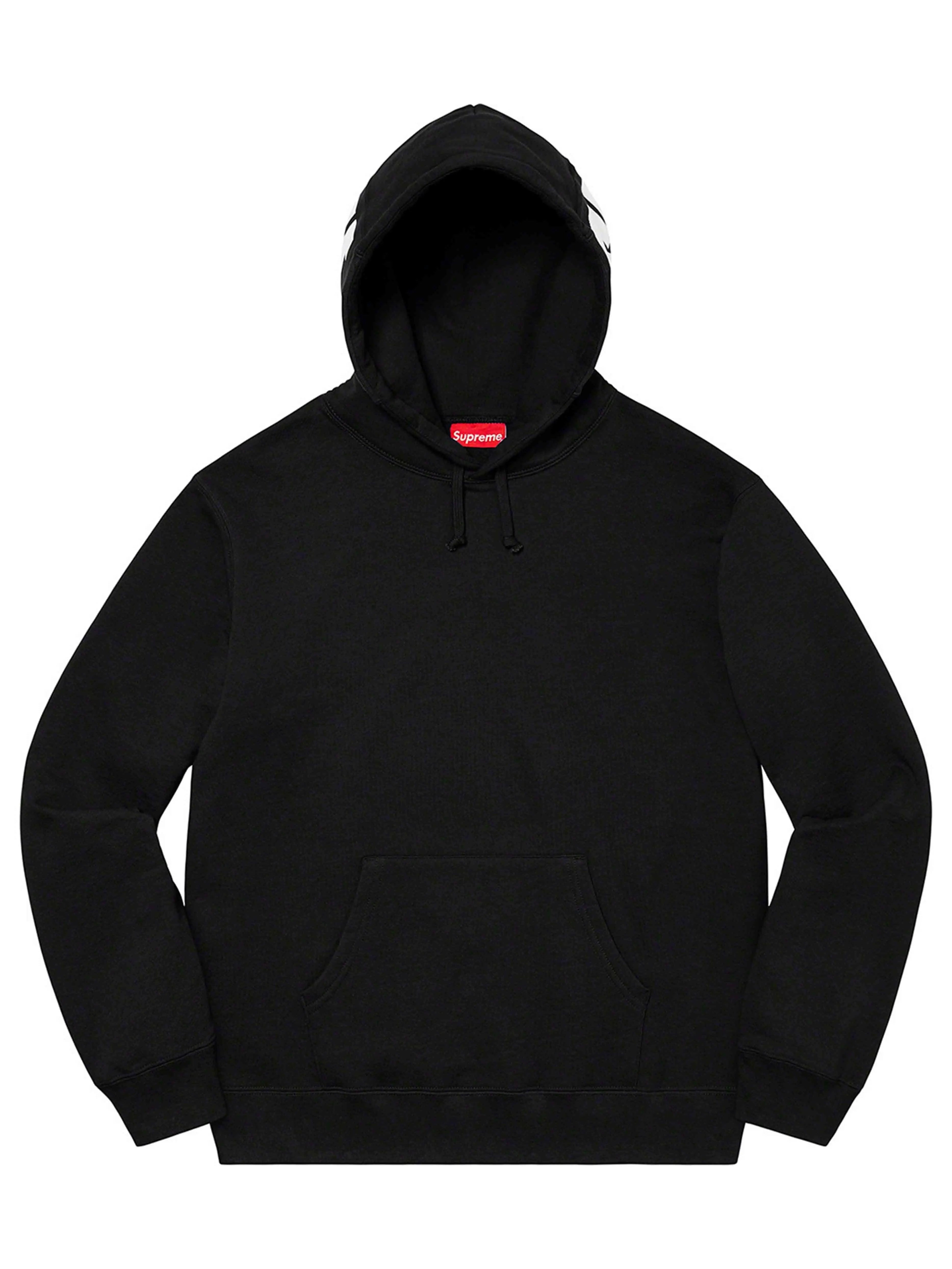Image of Supreme Rib Hoodie Black [FW20] Prior