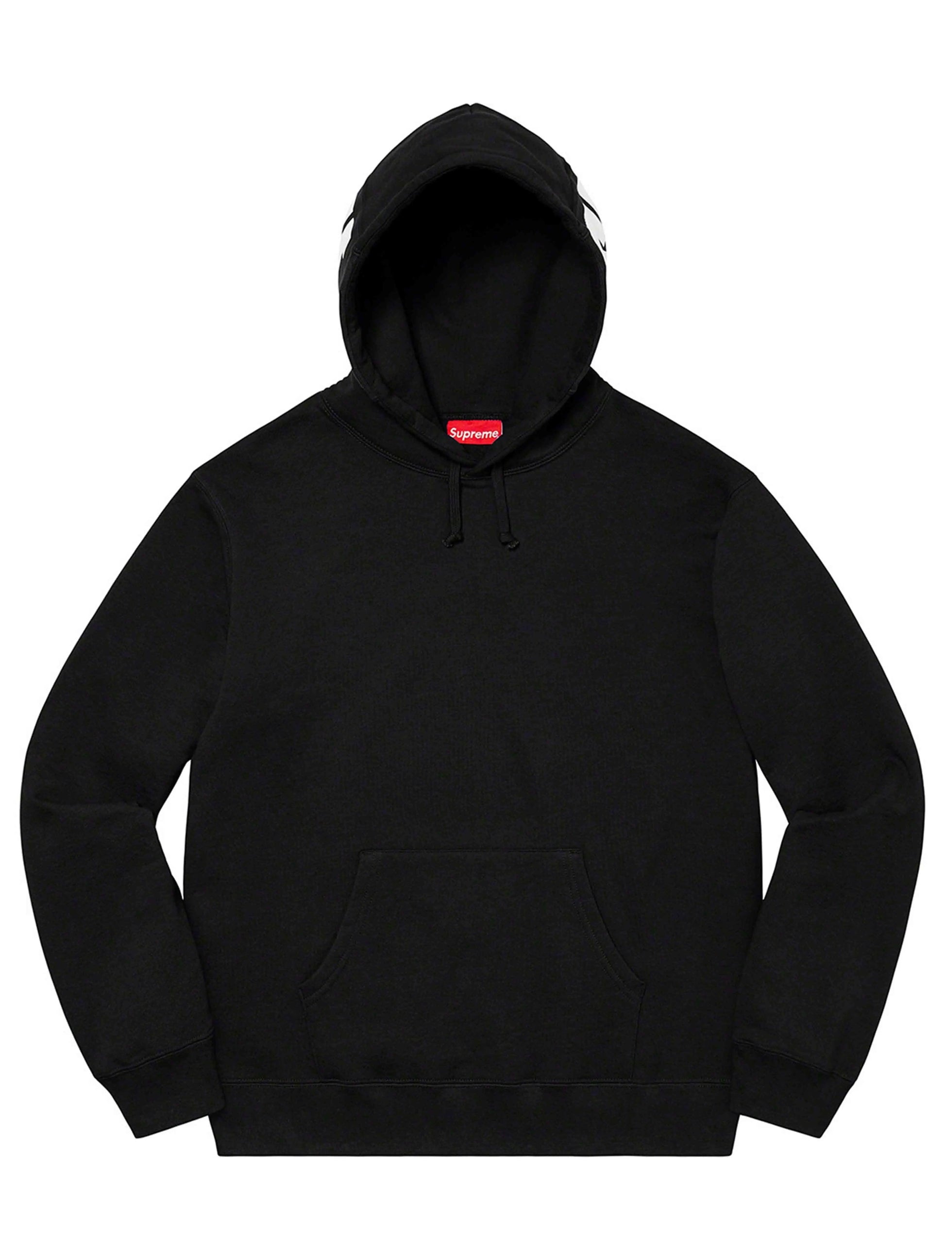 Supreme Rib Hoodie Black [FW20] Prior