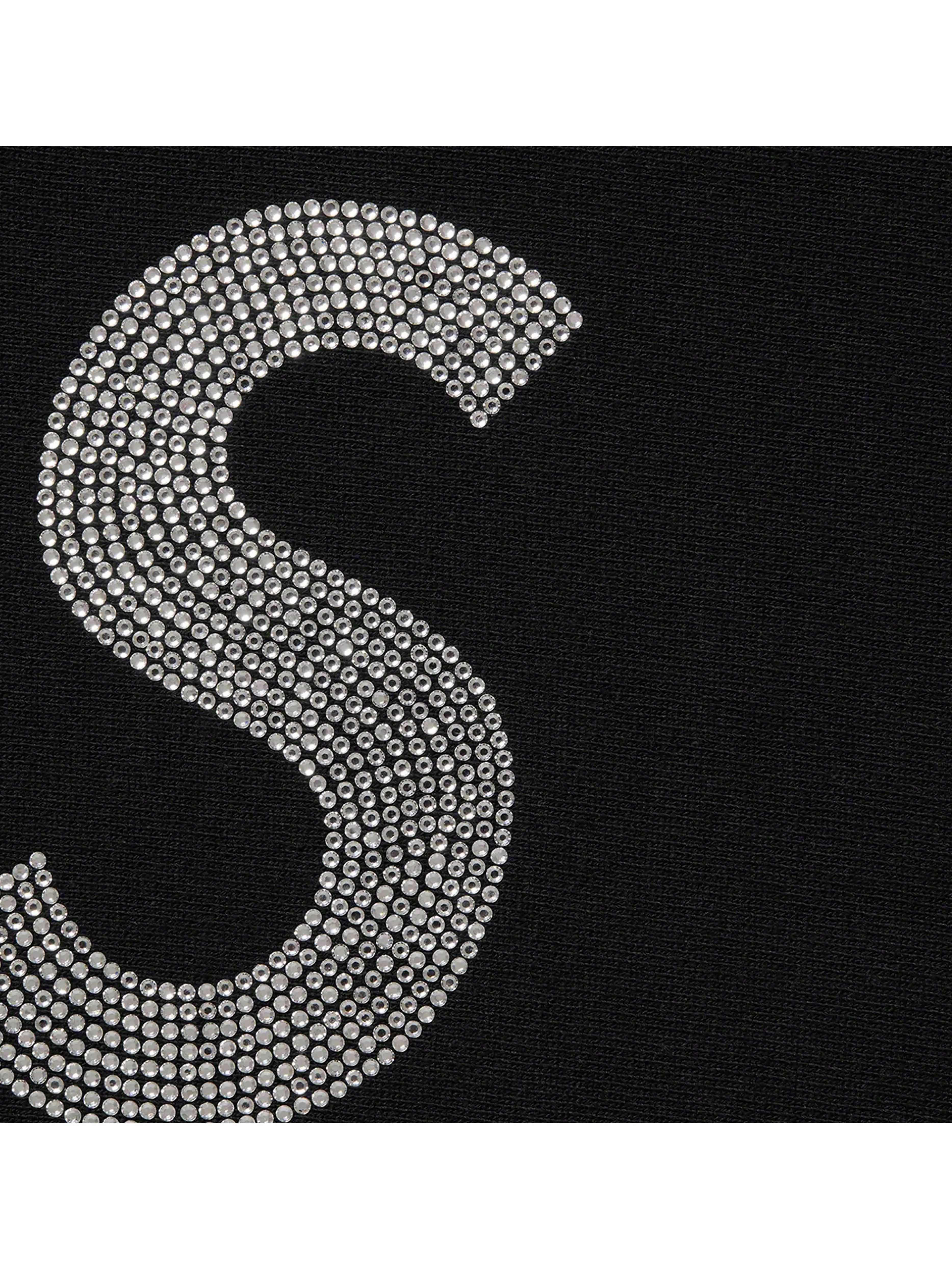 Supreme Swarovski S Logo Hoodie Black [SS21] Prior