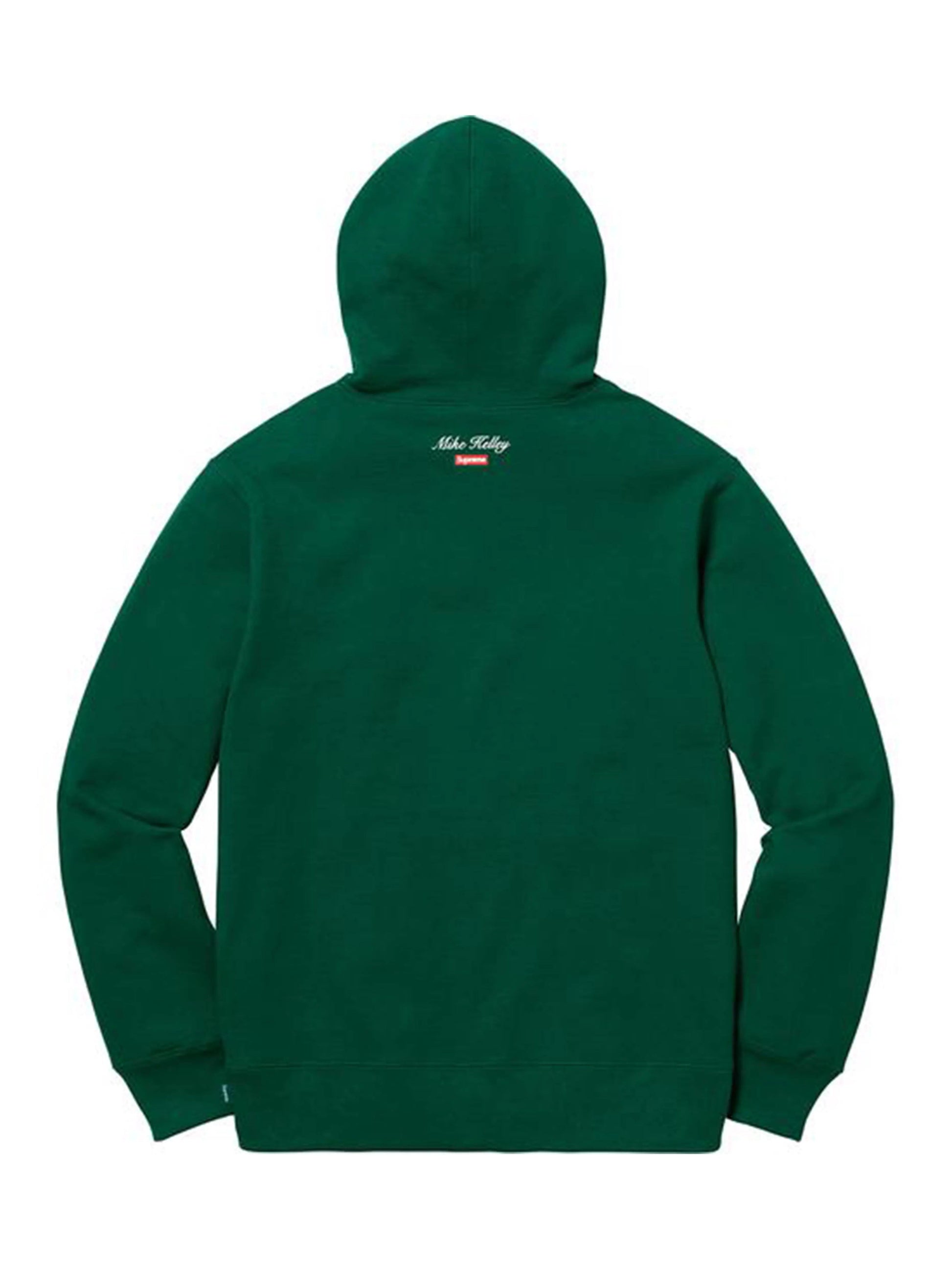 Supreme X Mike Kelley Franklin Signing Hoodie Dark Green [FW18] Prior