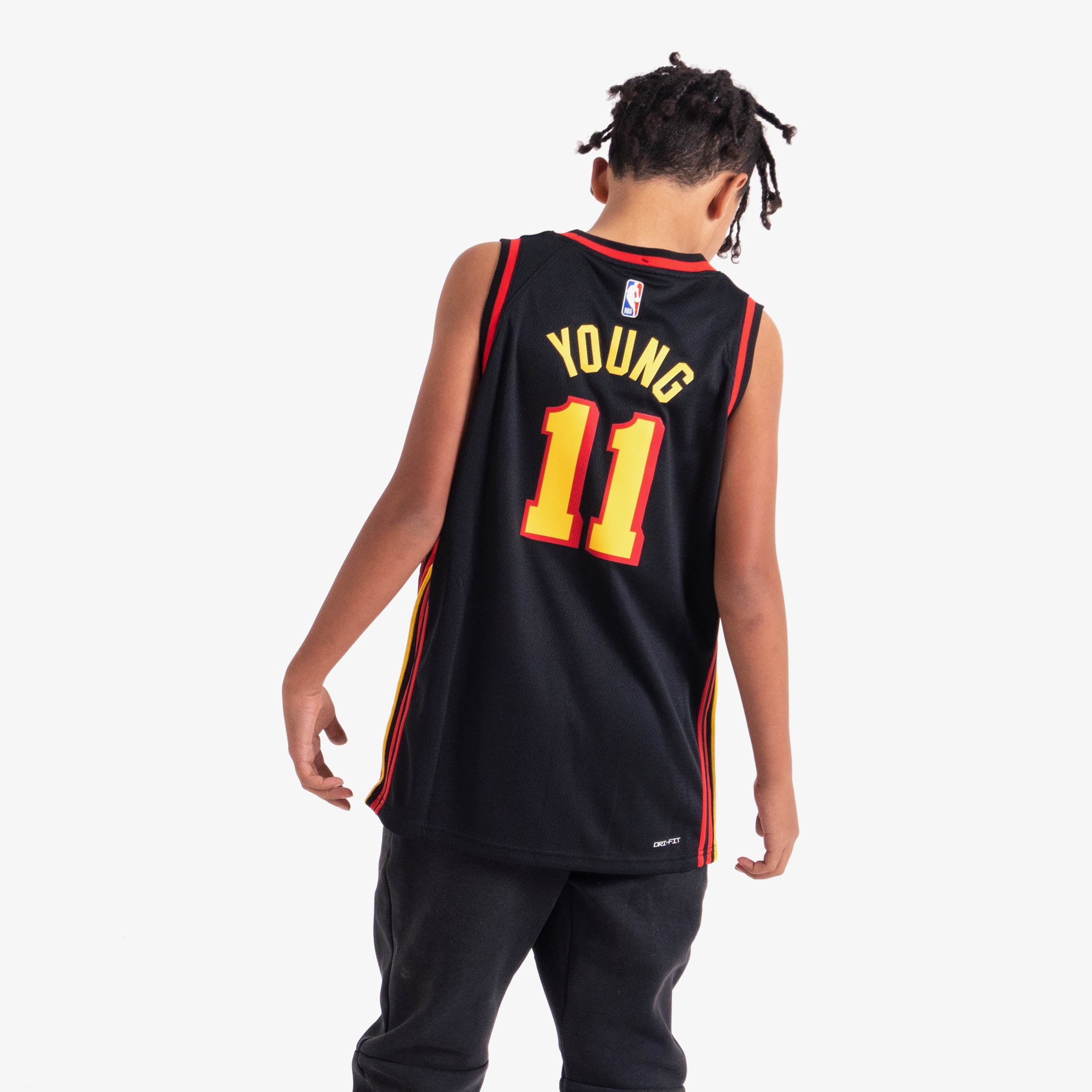 Image of Trae Young Atlanta Hawks 2025 Statement Edition Youth NBA Swingman Jersey