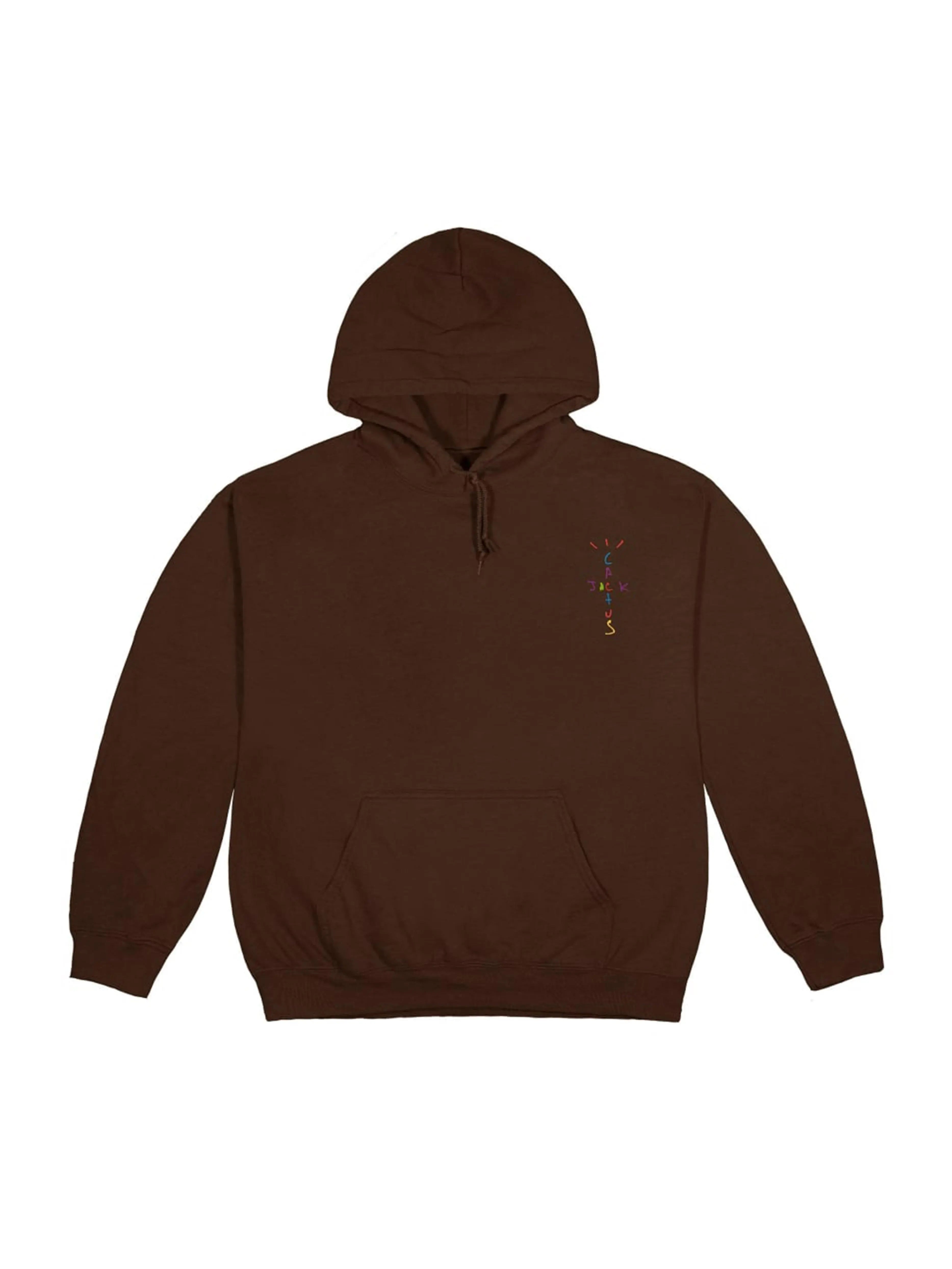 Image of Travis Scott CJ Smile Hoodie Brown Prior