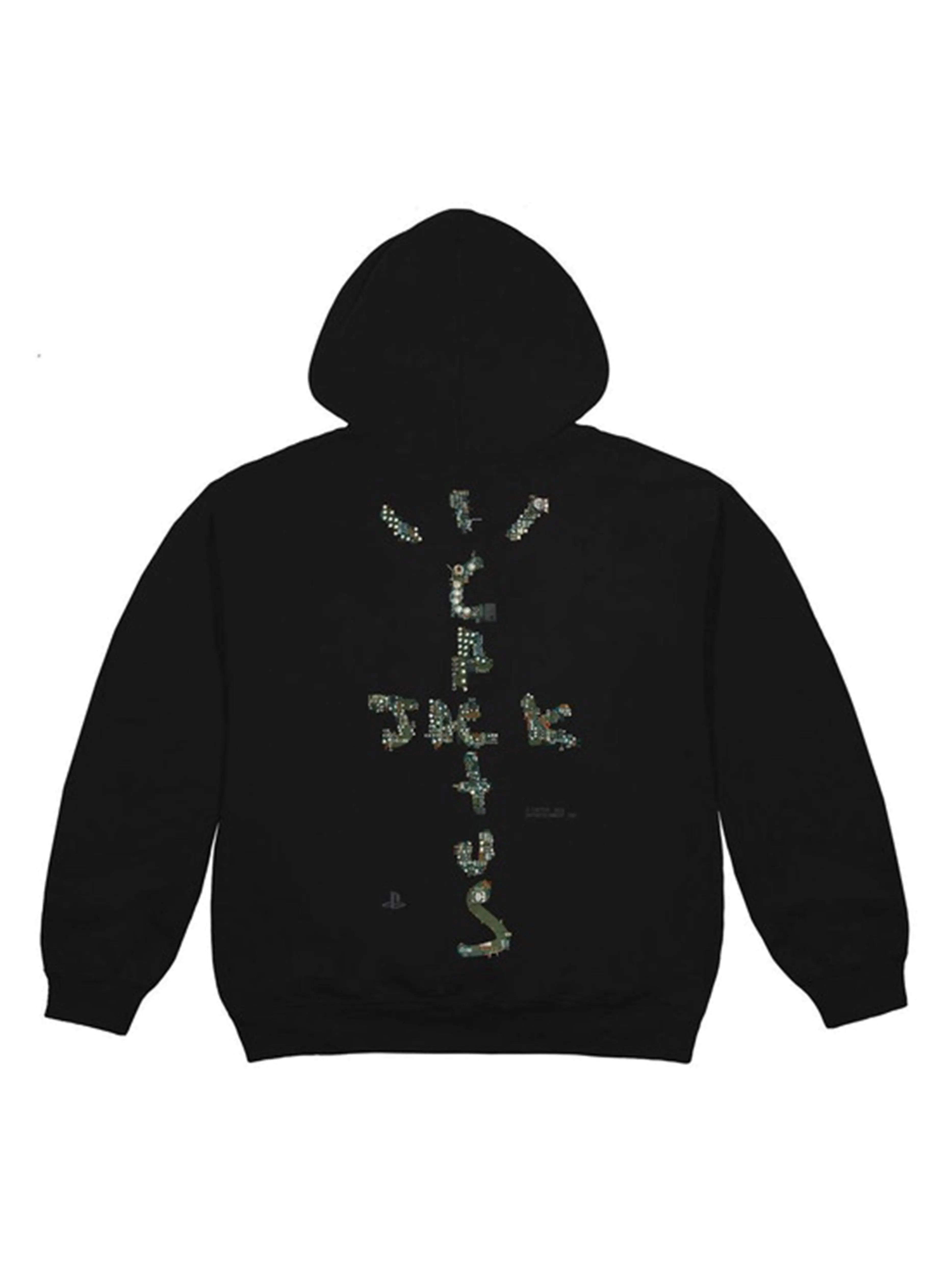 Image of Travis Scott Motherboard II Hoodie Black Prior