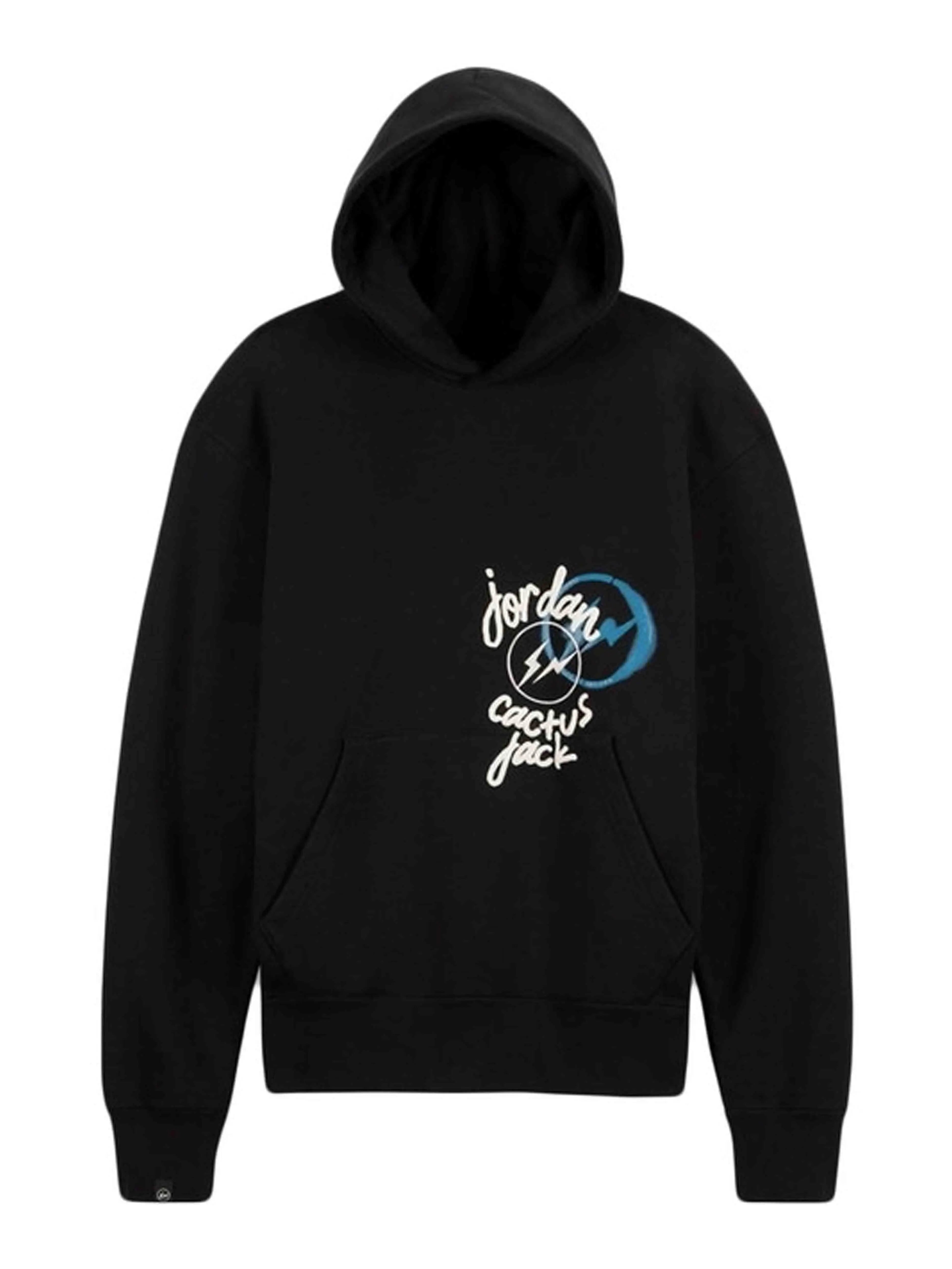 Image of Travis Scott X Jordan X Fragment Hoodie Black [SS21] Prior