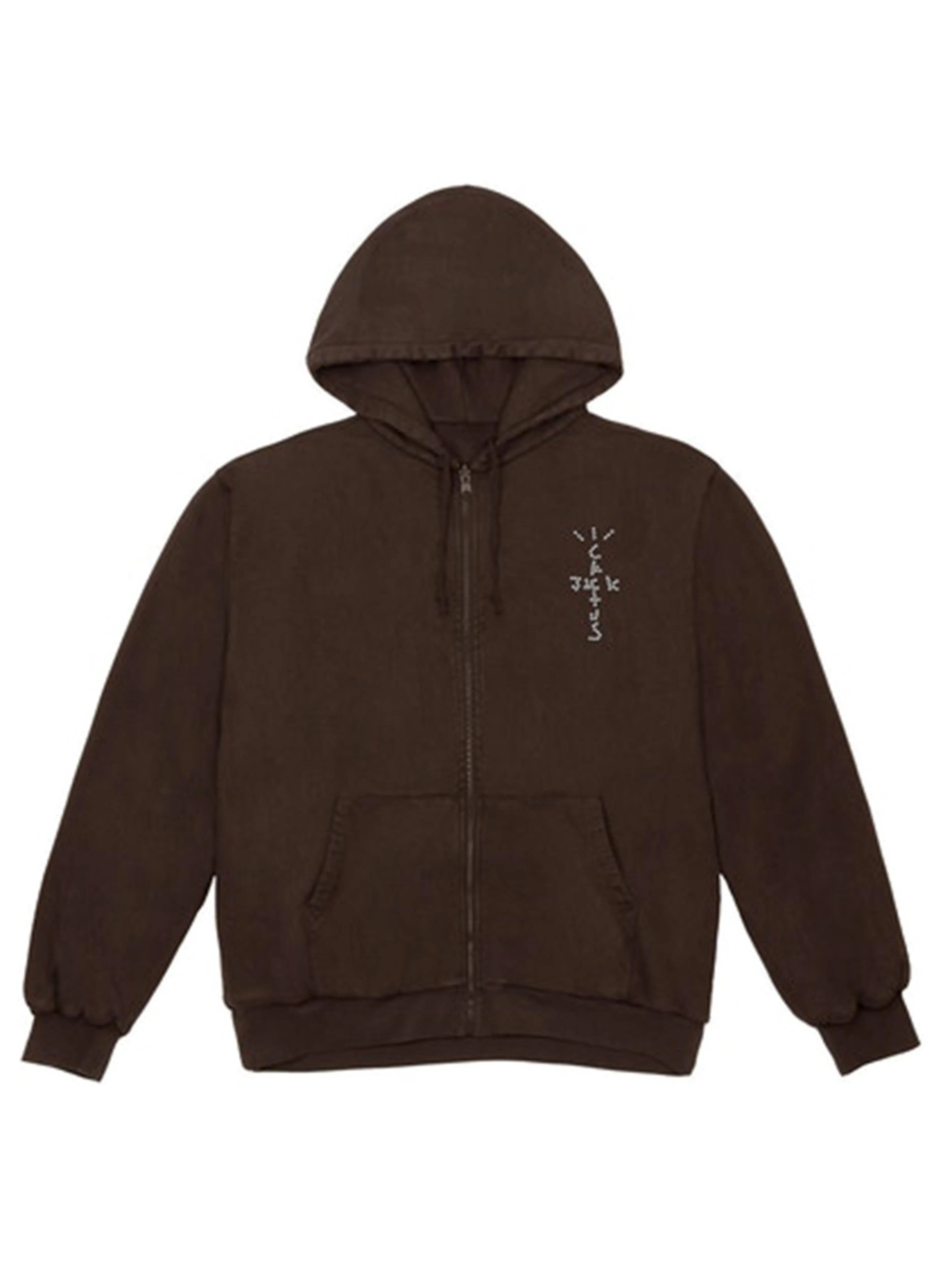 Image of Travis Scott YUP! Hoodie Brown Prior