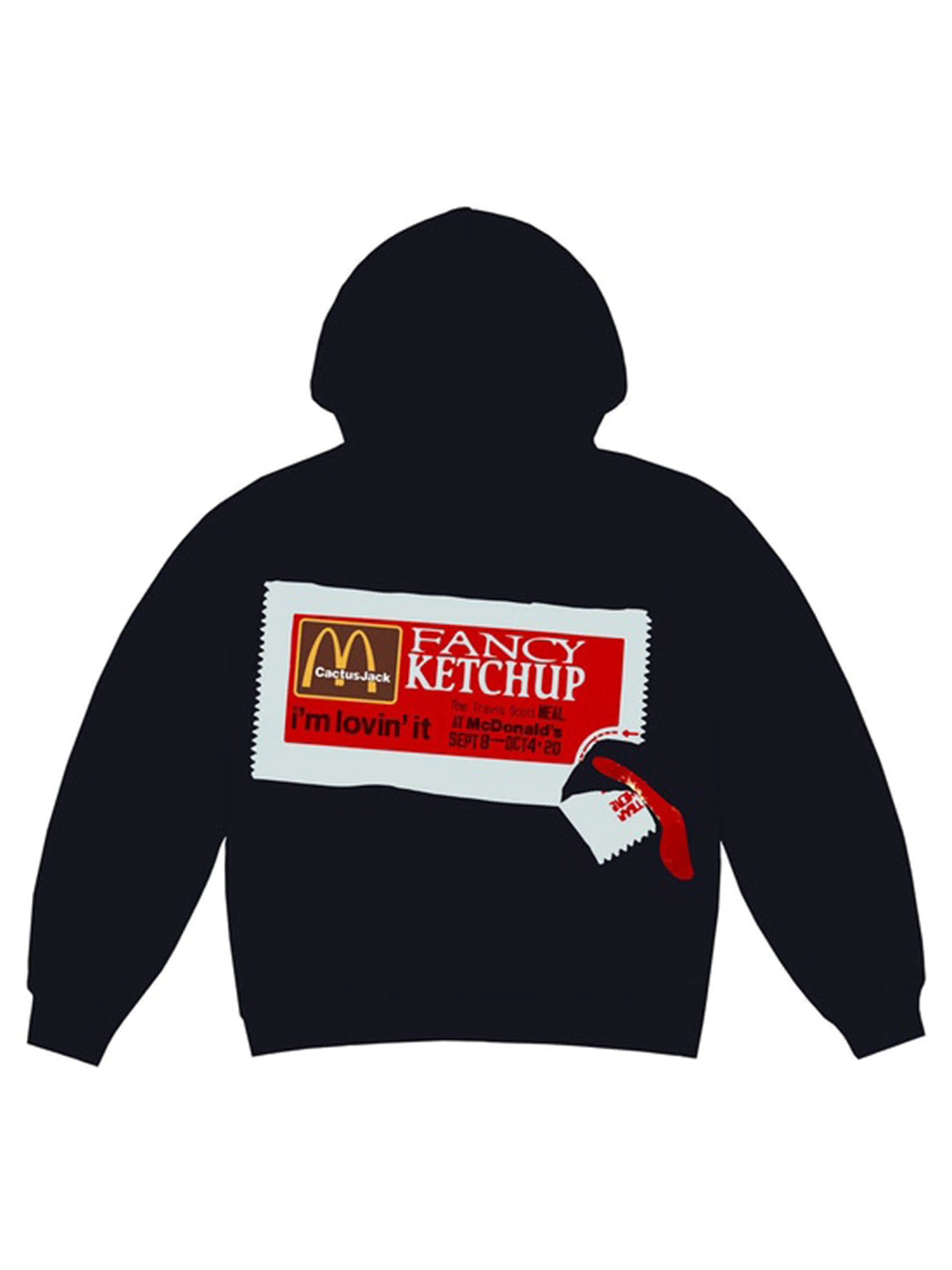 Image of Travis Scott x CPFM 4 CJ Ketchup Hoodie Black Prior