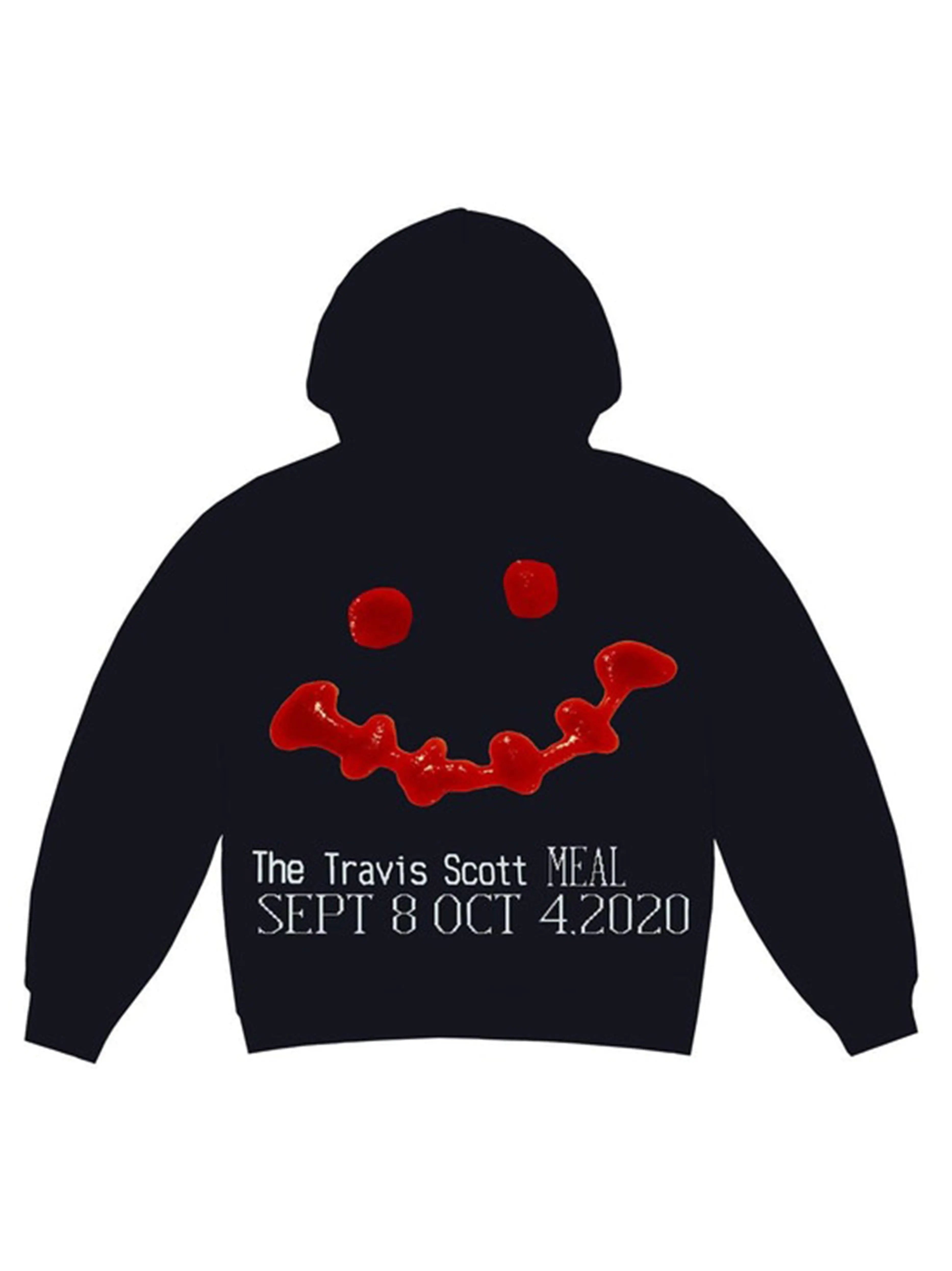 Image of Travis Scott x CPFM 4 CJ Ketchup Hoodie Black Prior