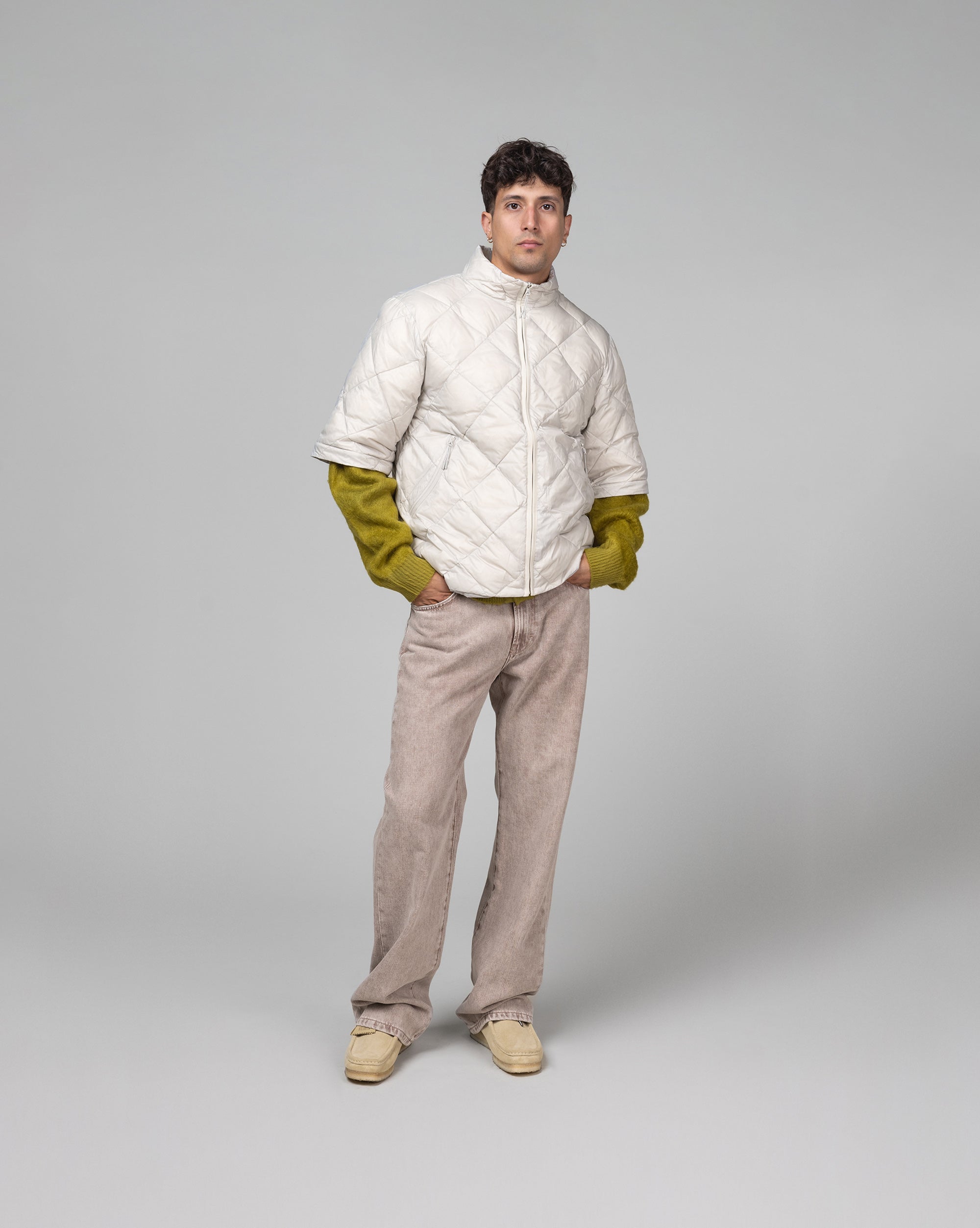 Image of Hiking Patrol Light Down Detachable Sleeves Jacket