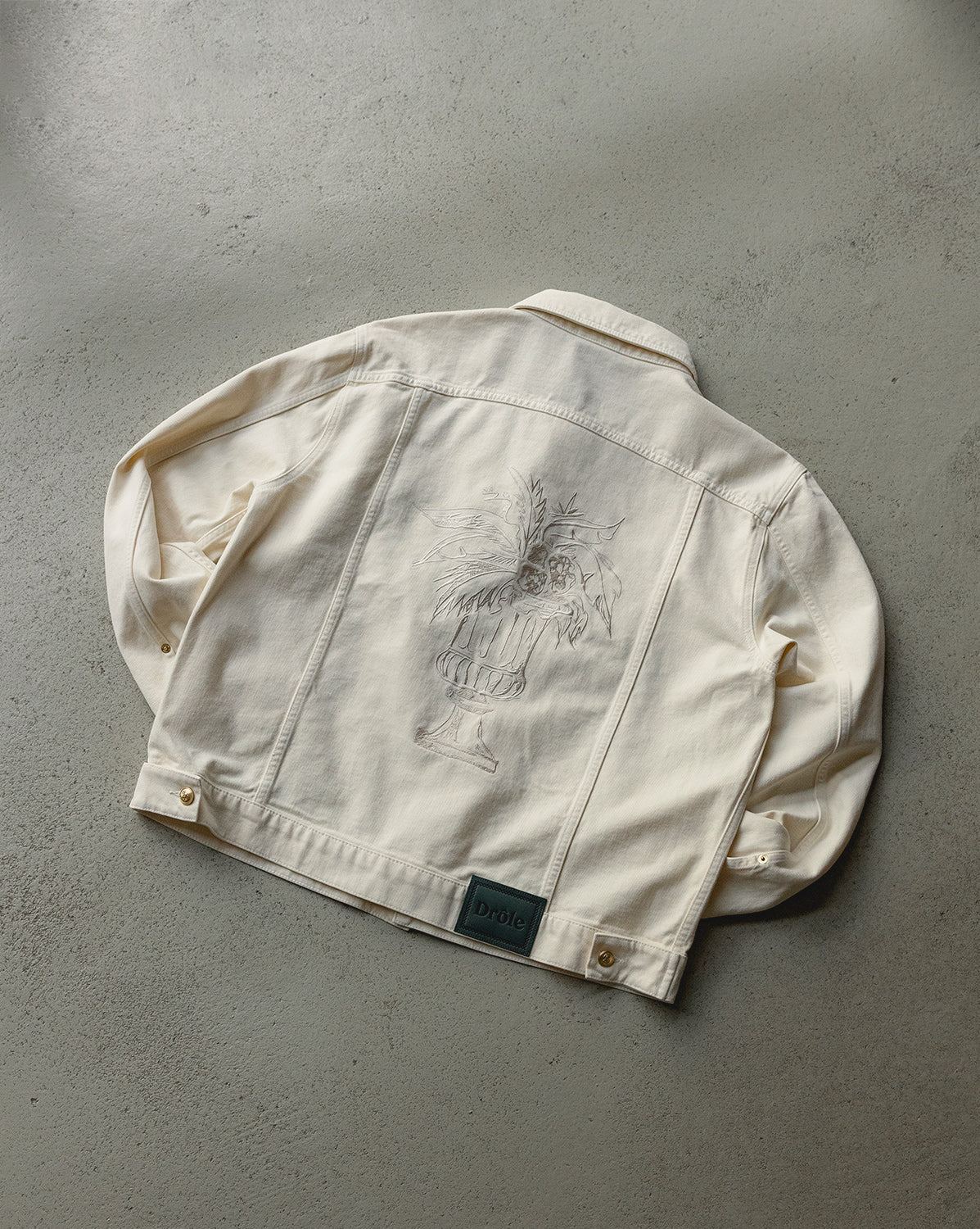 Image of Drole de Monsieur Le Veste Denim Medicis onfeet