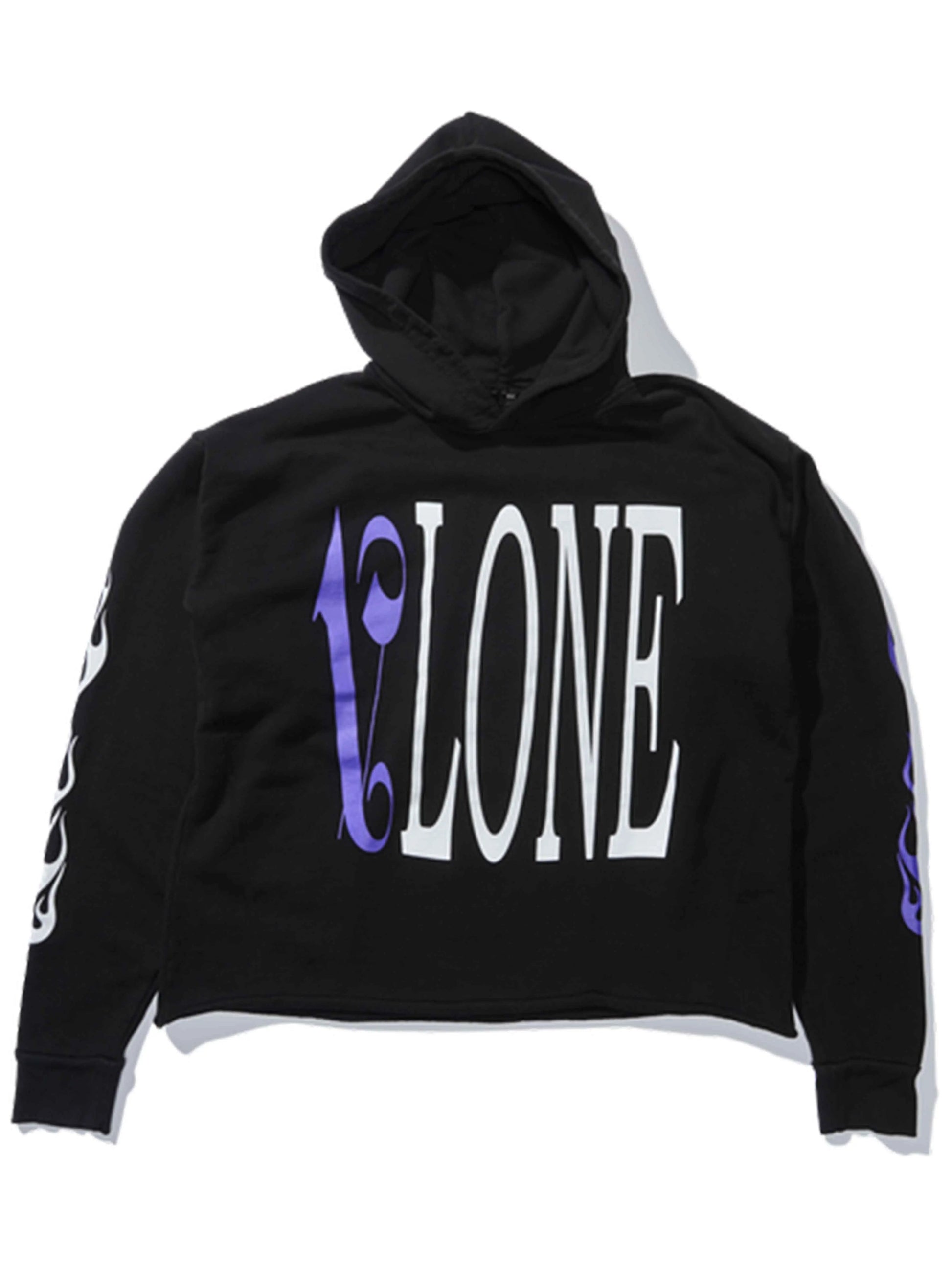 Vlone Palm Angels Hoodie Black/Purple Prior