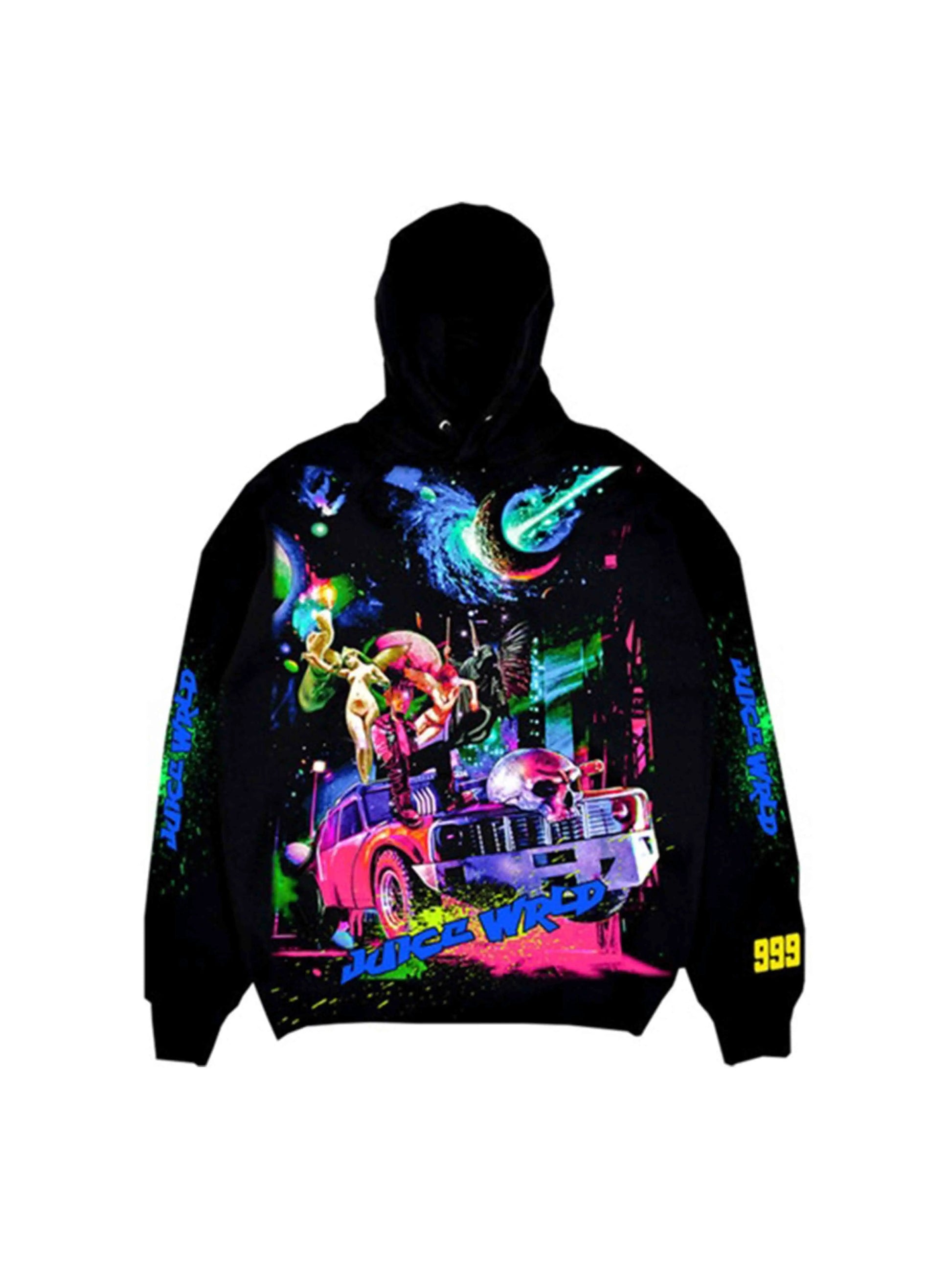 Vlone x Juice Wrld Cosmic Hoodie Black Vlone