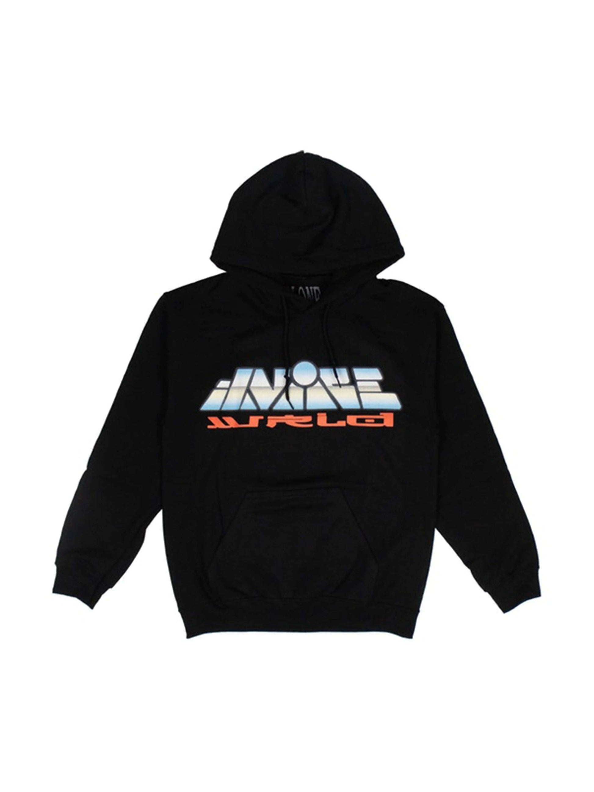 Vlone x Juice Wrld Globe Graphic Hoodie Black/Multicolour Vlone