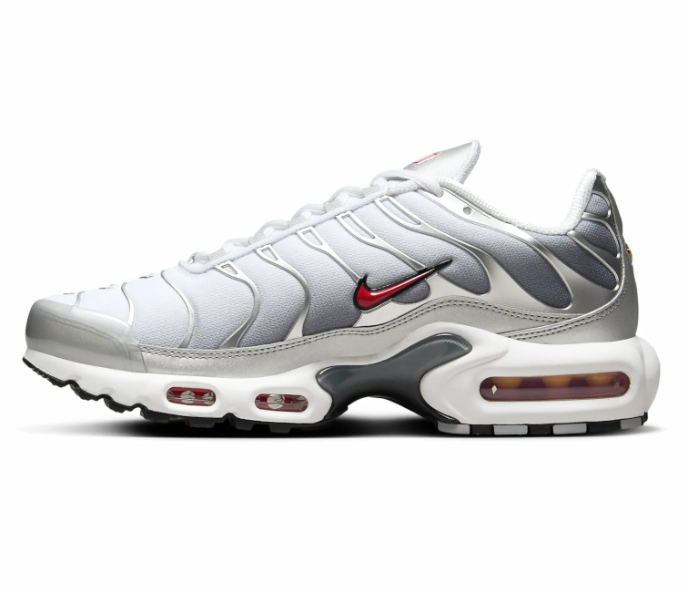 Image of Women's Nike Air Max Plus TN (Silver/Red)