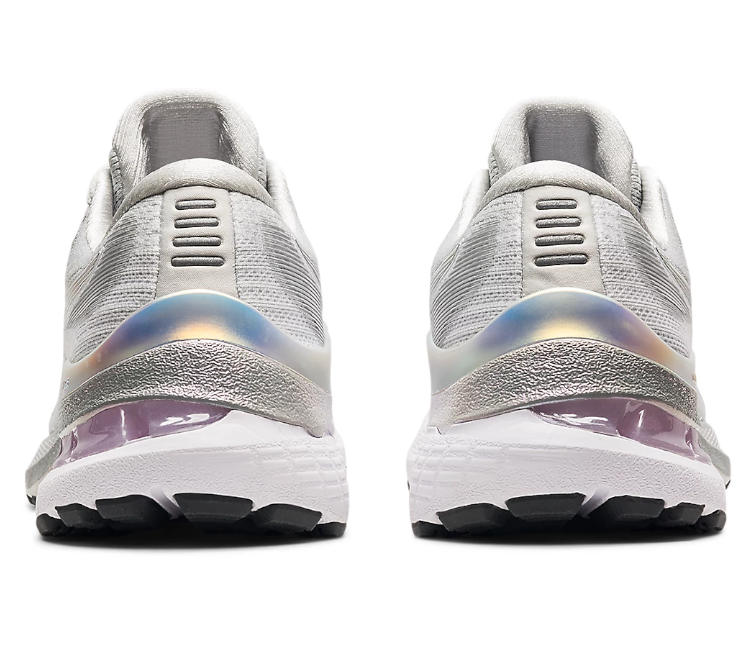 Image of Women's Asics Gel-Kayano 28 Platinum (Glacier Grey/White)