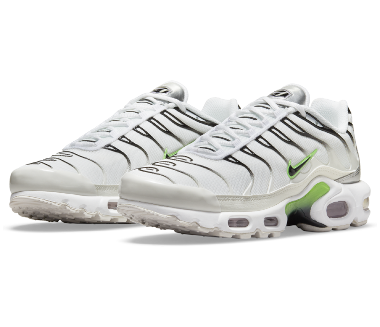 Women's Nike Air Max Plus Tn (White/Silver/Green)