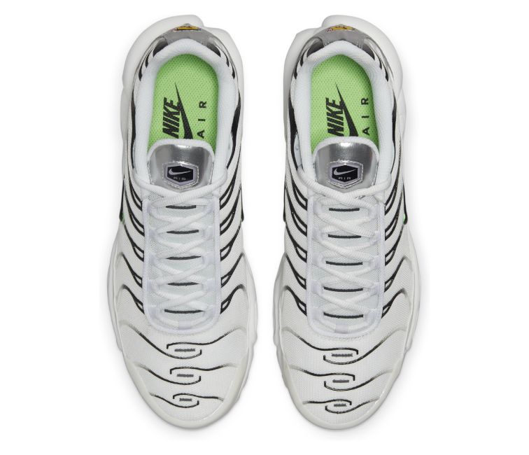 Women's Nike Air Max Plus Tn (White/Silver/Green)