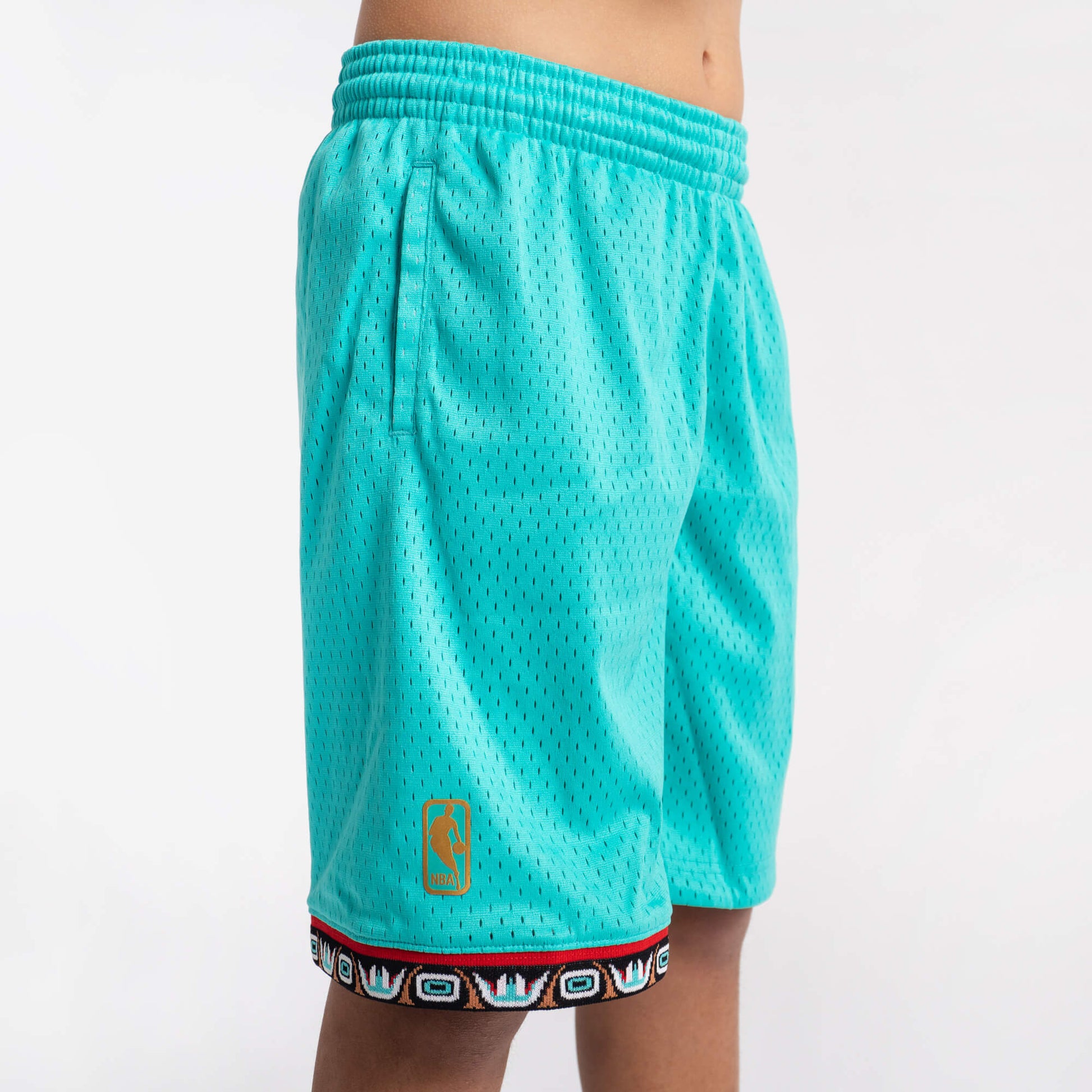 Vancouver Grizzlies Hardwood Classics Throwback Swingman Youth NBA Shorts
