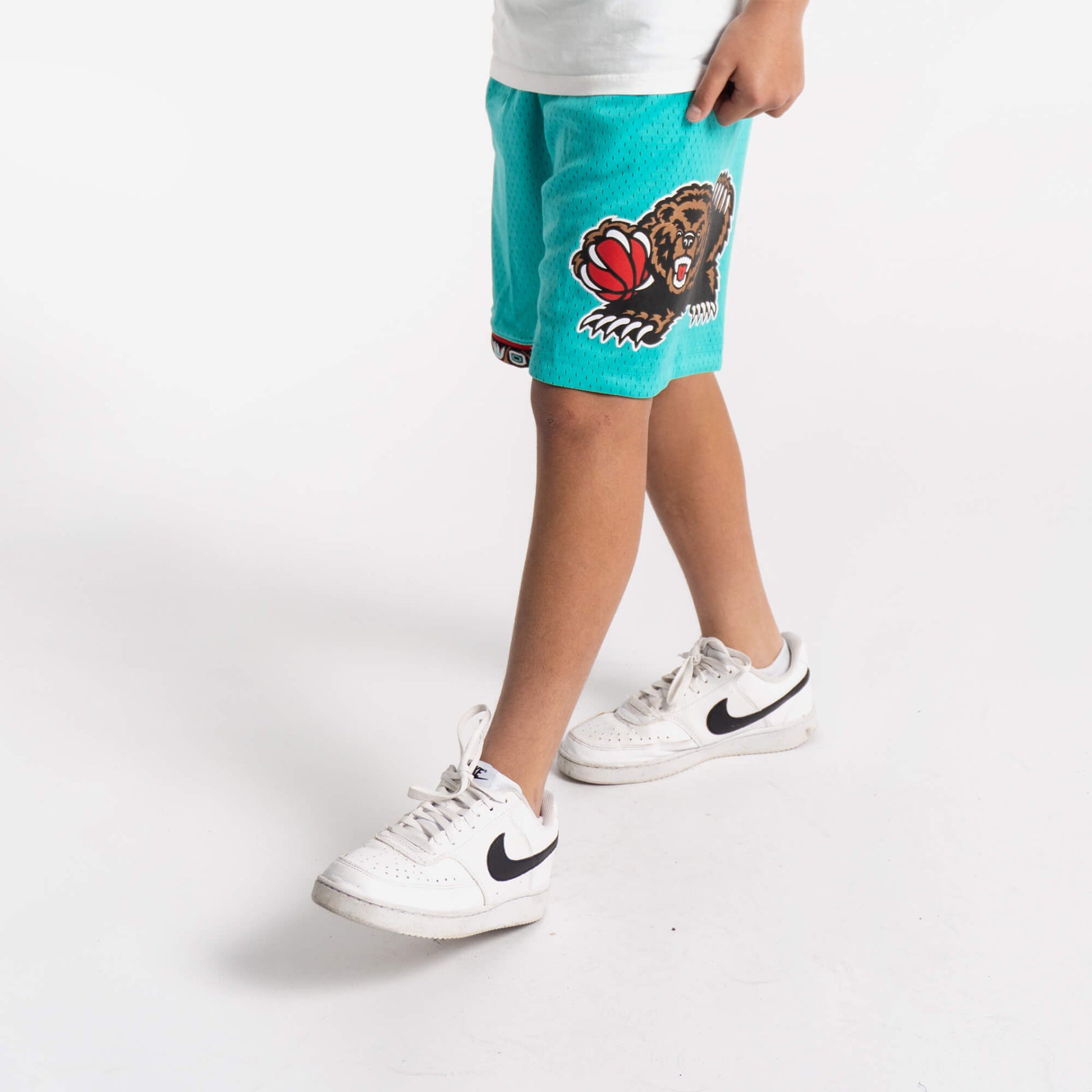 Vancouver Grizzlies Hardwood Classics Throwback Swingman Youth NBA Shorts