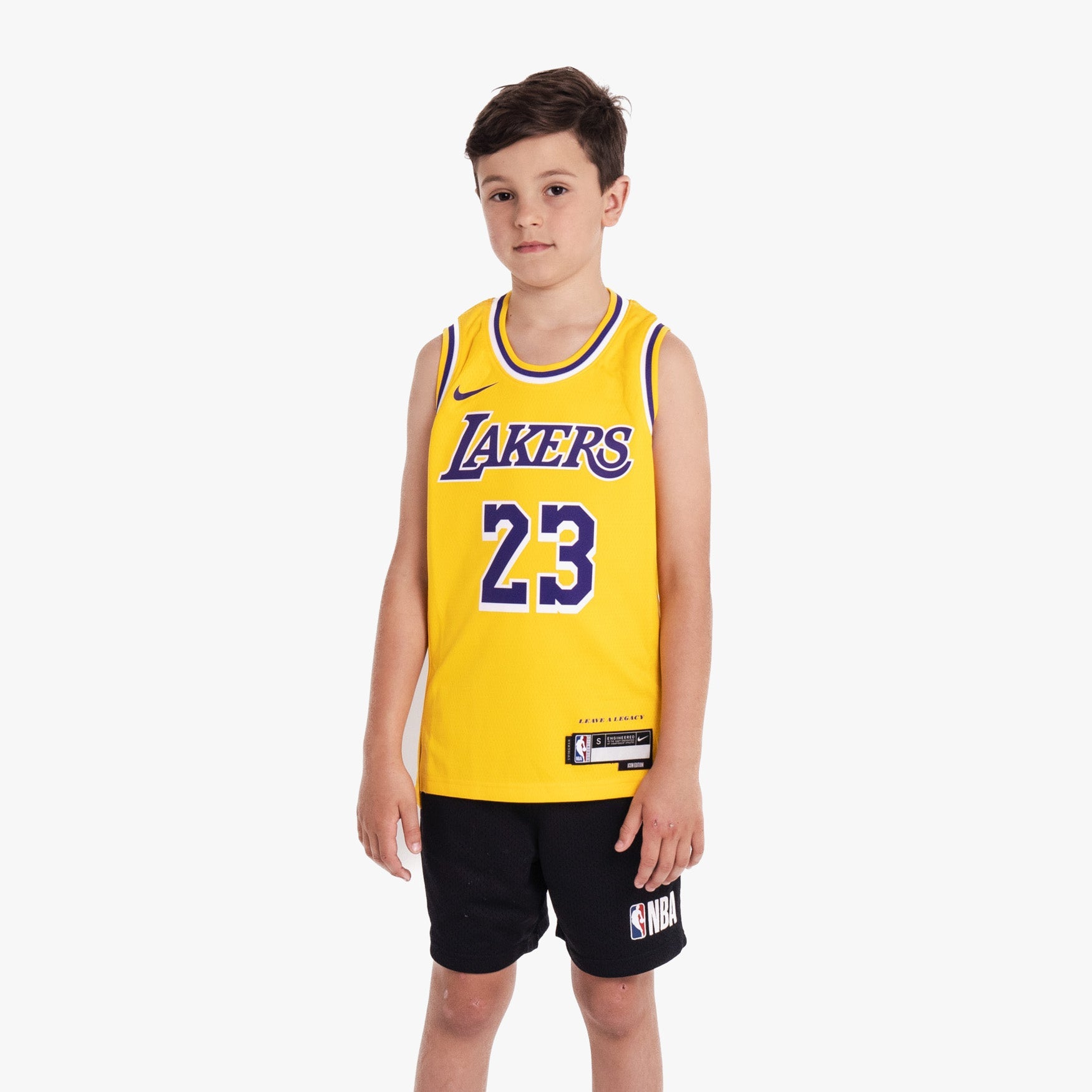 Lebron James Los Angeles Lakers 2025 Icon Edition Youth NBA Swingman Jersey