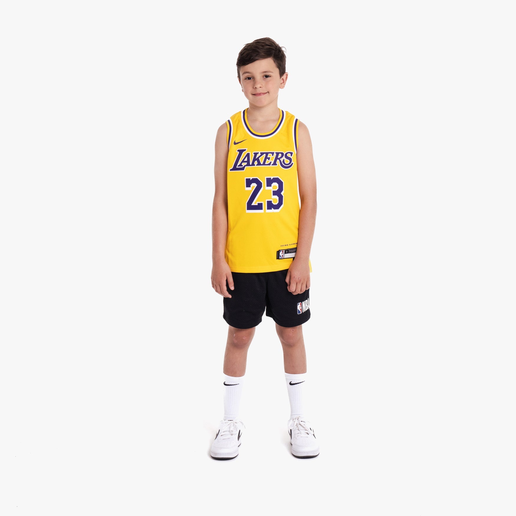 Lebron James Los Angeles Lakers 2025 Icon Edition Youth NBA Swingman Jersey