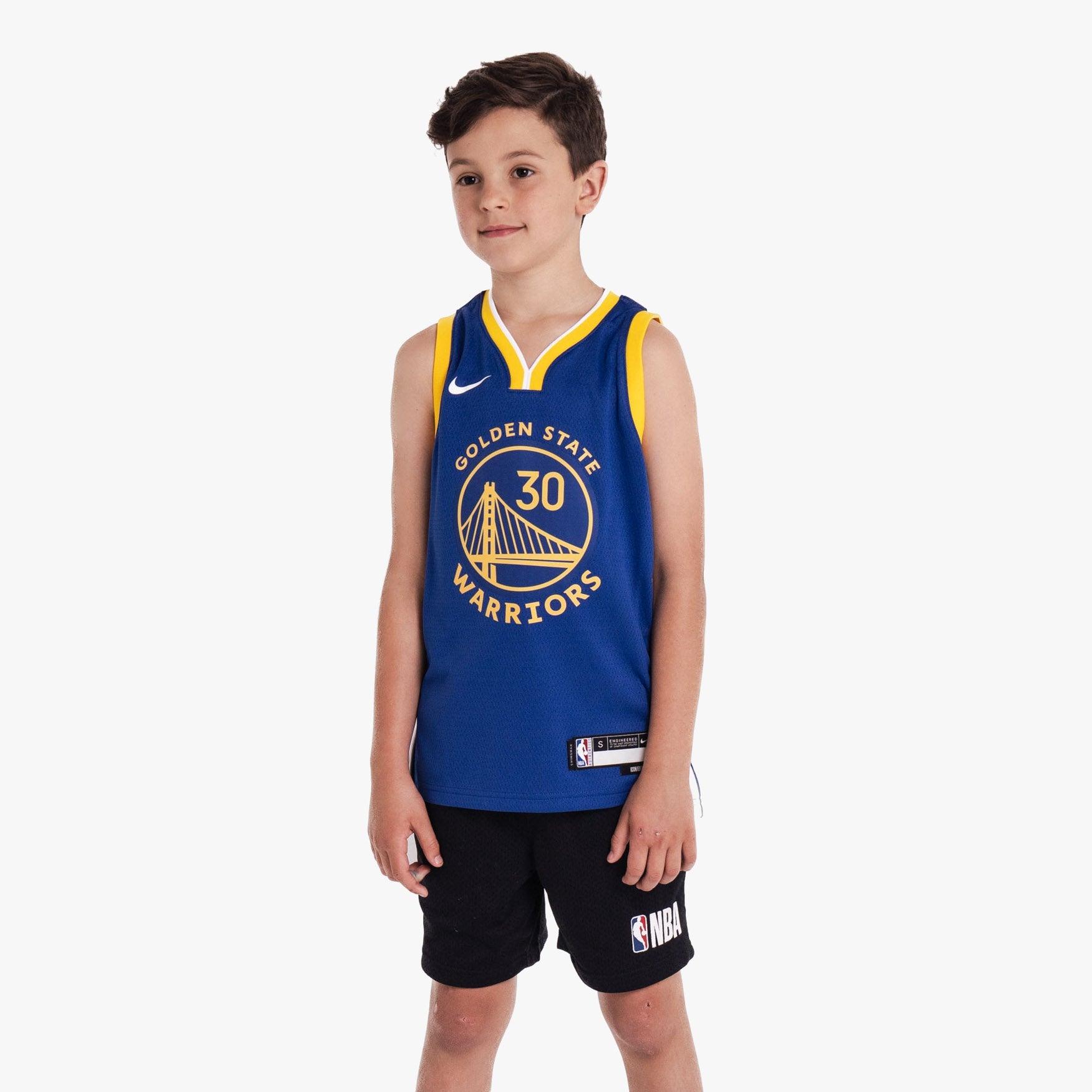 Image of Stephen Curry Golden State Warriors 2025 Icon Edition Youth NBA Swingman Jersey