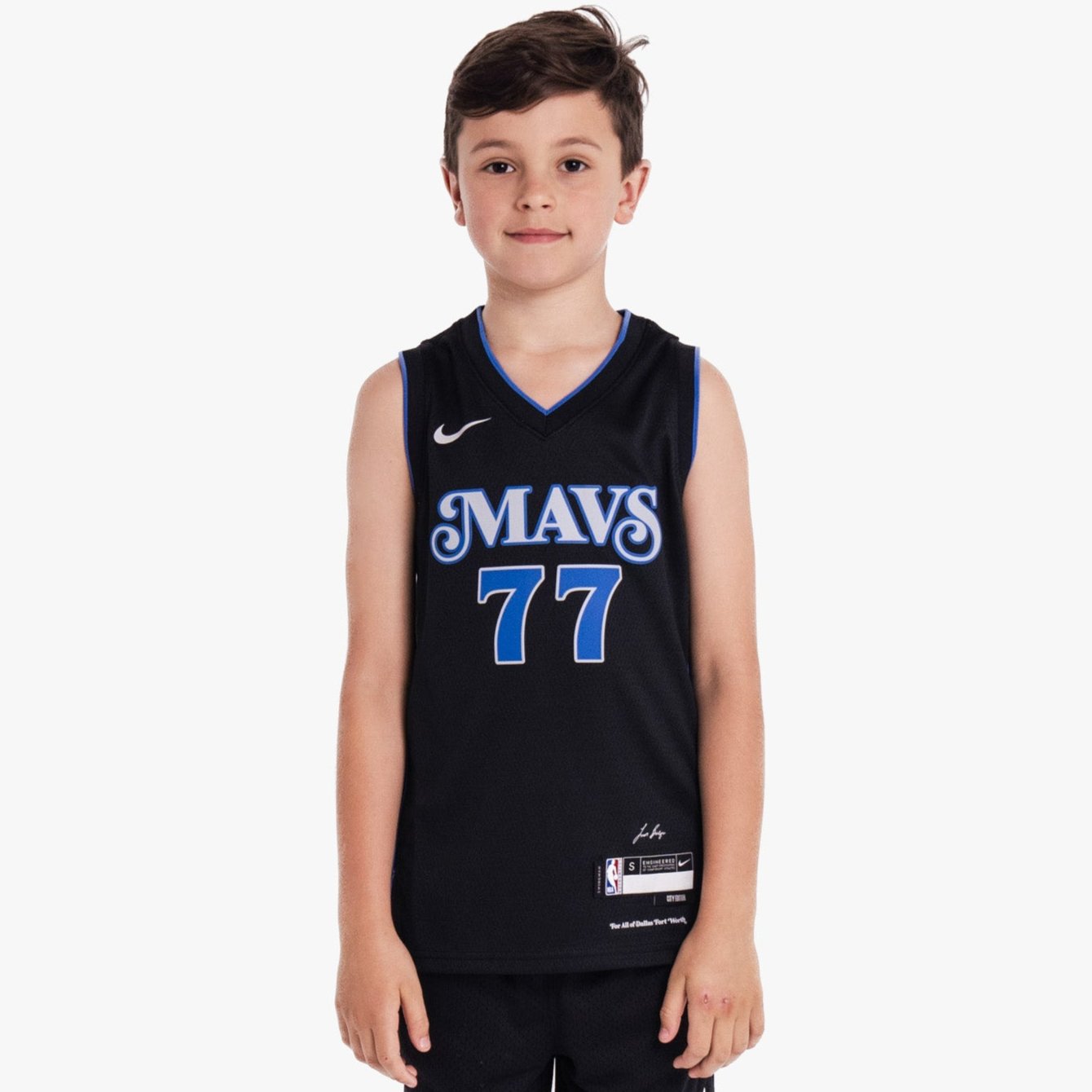 Image of Luka Dončić Dallas Mavericks 2024 City Edition Youth NBA Swingman Jersey