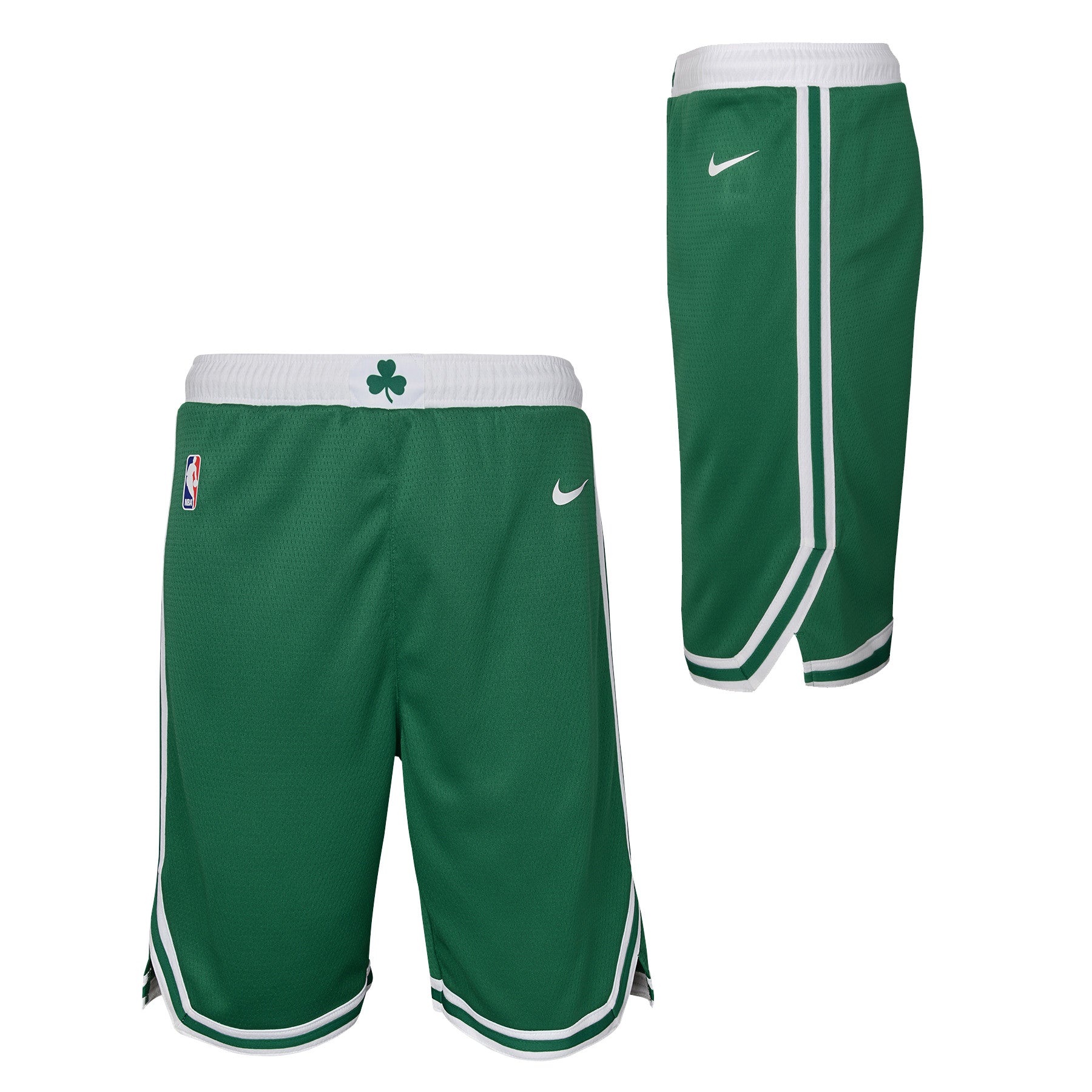 Image of BOSTON CELTICS NBA ICON EDITION YOUTH SWINGMAN SHORTS - Basketball Jersey World
