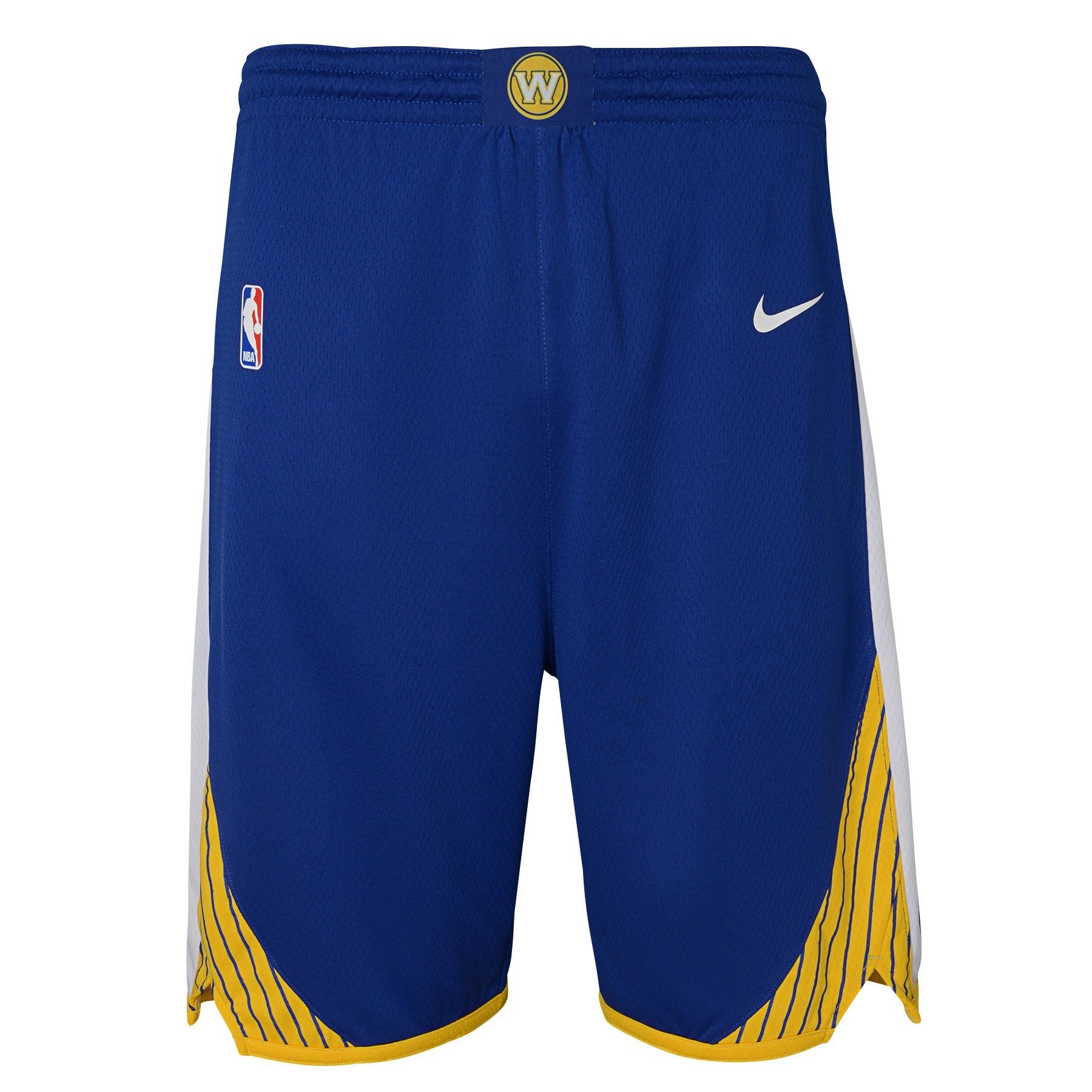 Image of GOLDEN STATE WARRIORS NBA ICON EDITION YOUTH BLUE SWINGMAN SHORTS - Basketball Jersey World