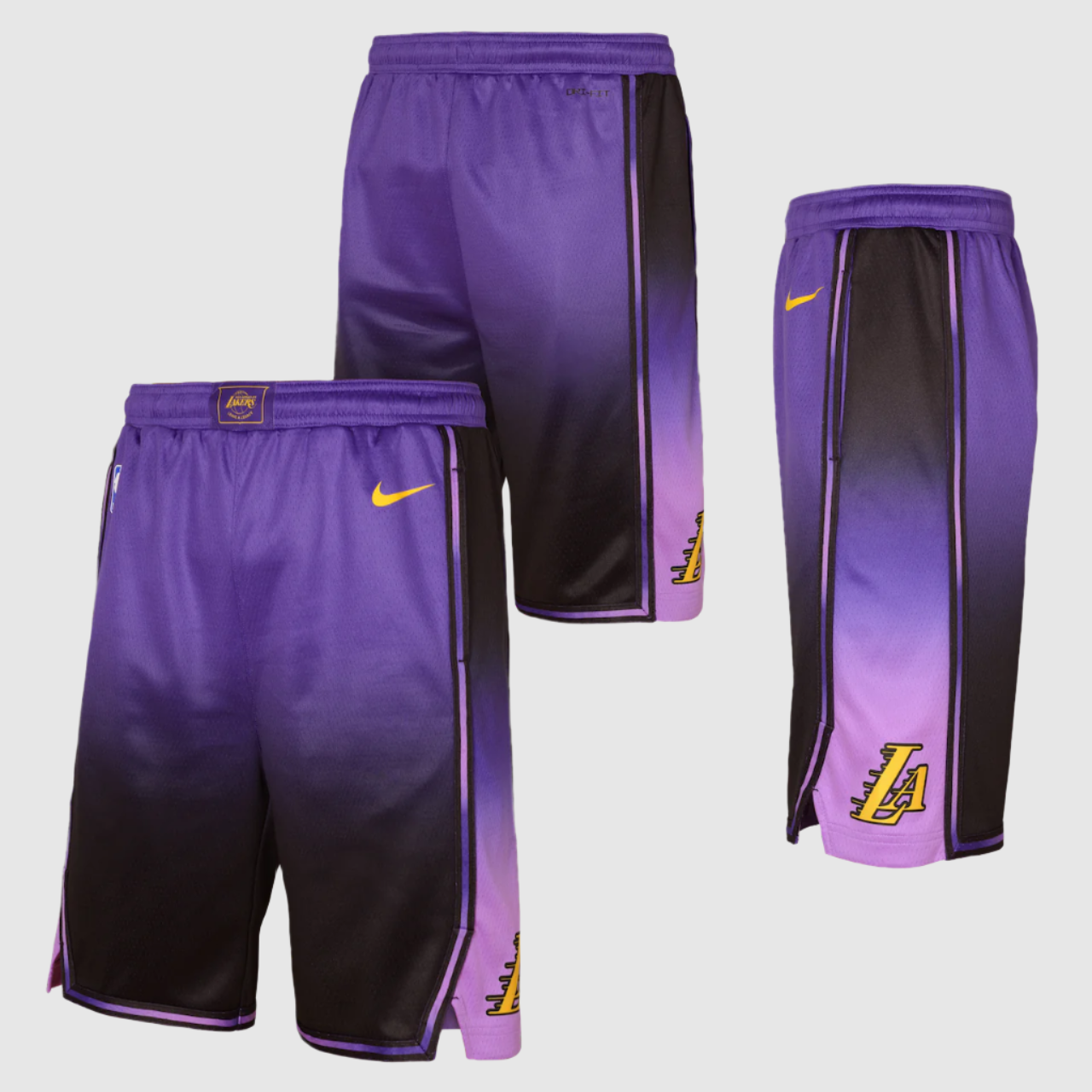 Image of Los Angeles Lakers 2025 City Edition Swingman Youth NBA Shorts