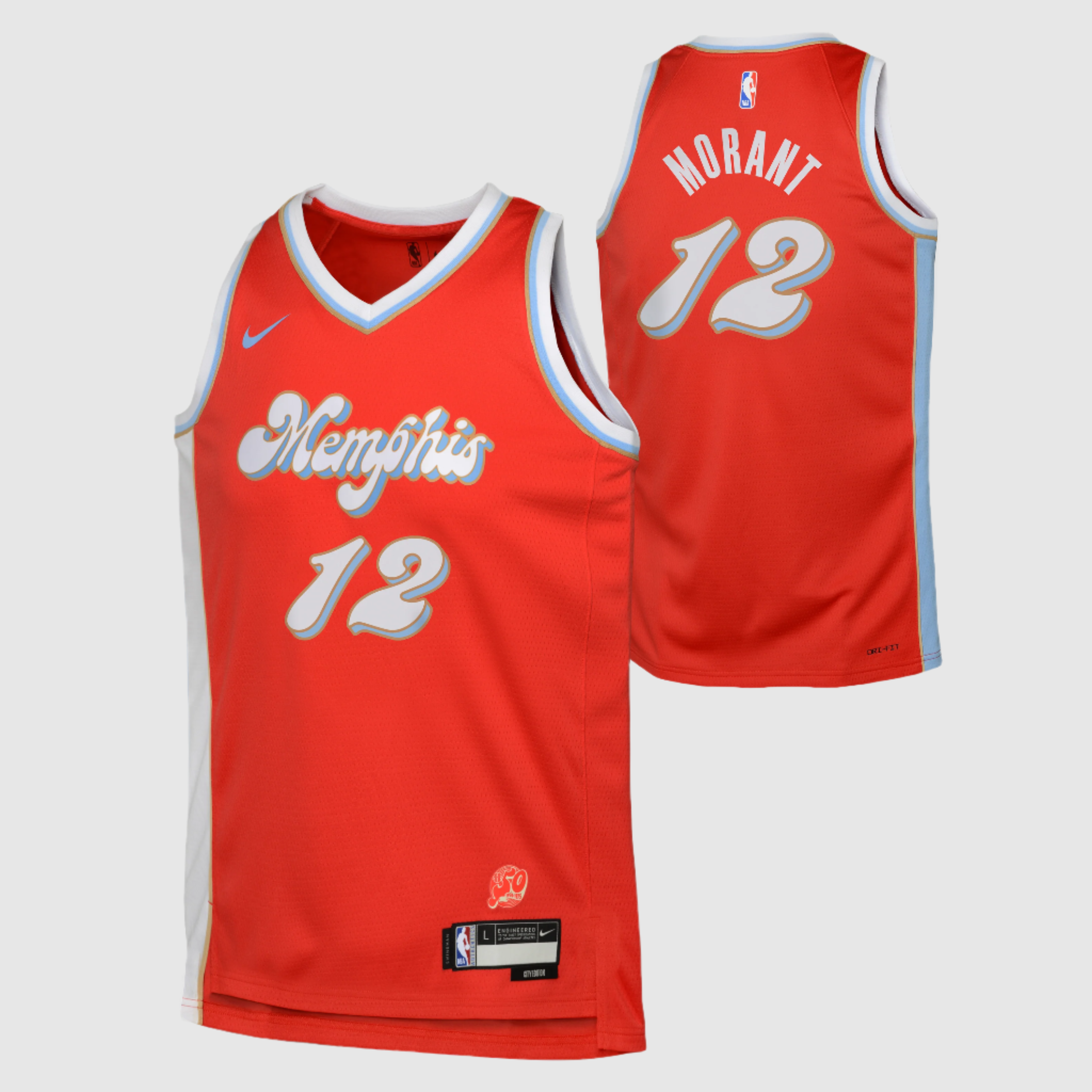 Image of Ja Morant Memphis Grizzlies 2025 City Edition Youth NBA Swingman Jersey