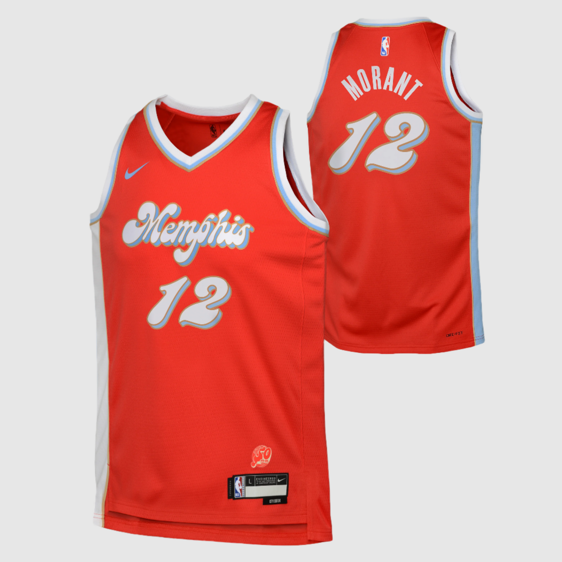 Ja Morant Memphis Grizzlies 2025 City Edition Youth NBA Swingman Jersey