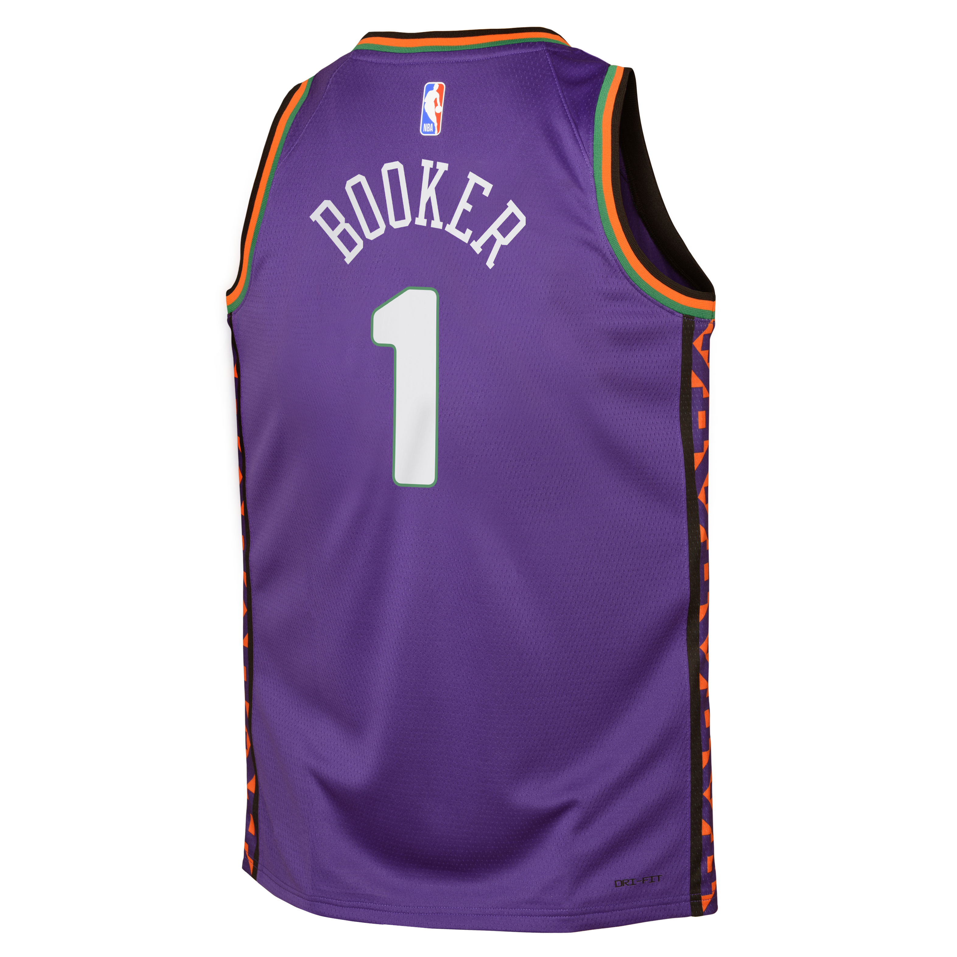 Image of Devin Booker Phoenix Suns 2025 City Edition Youth NBA Swingman Jersey