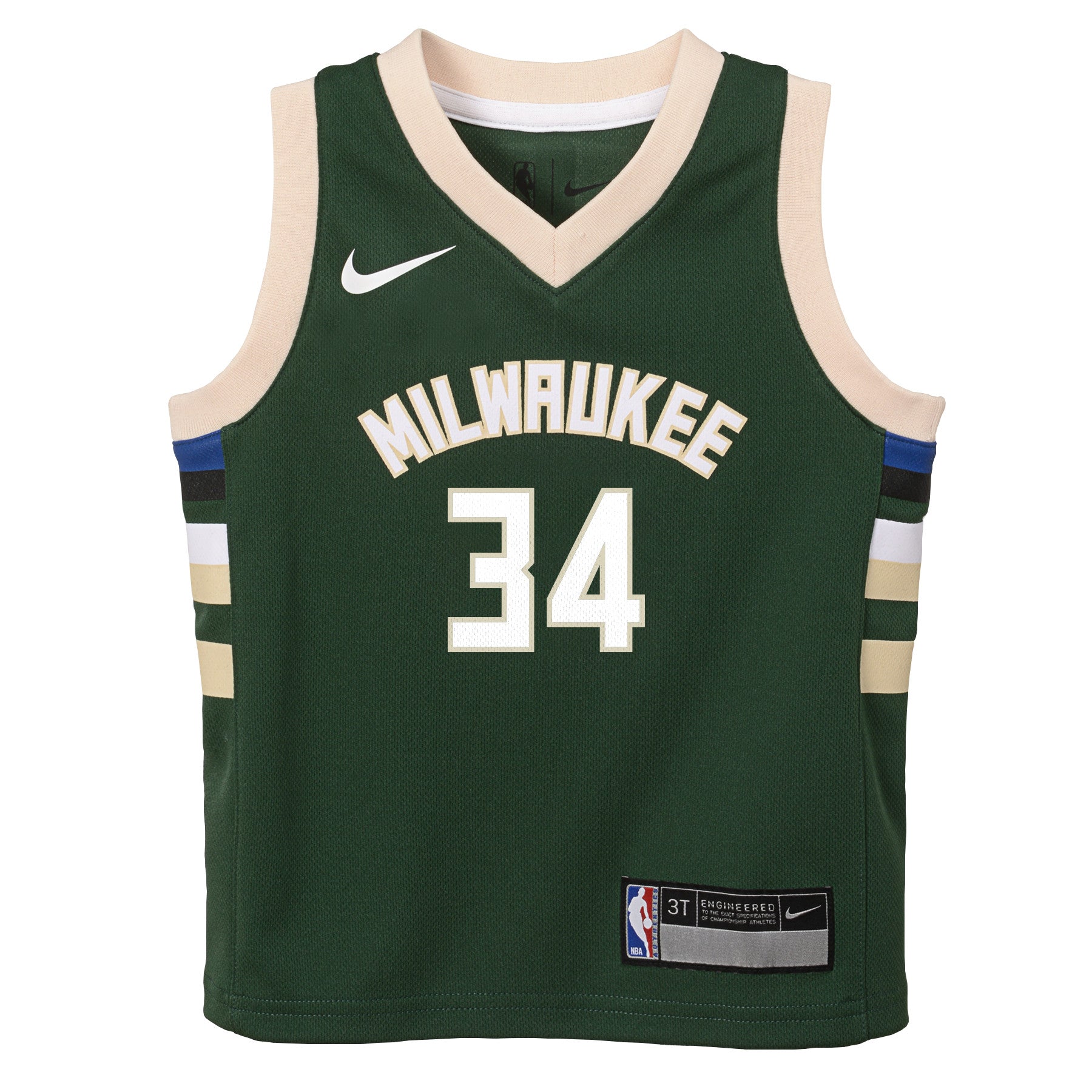 Image of GIANNIS ANTETOKOUNMPO MILWUAKEE BUCKS NBA ICON TODDLER JERSEY - Basketball Jersey World