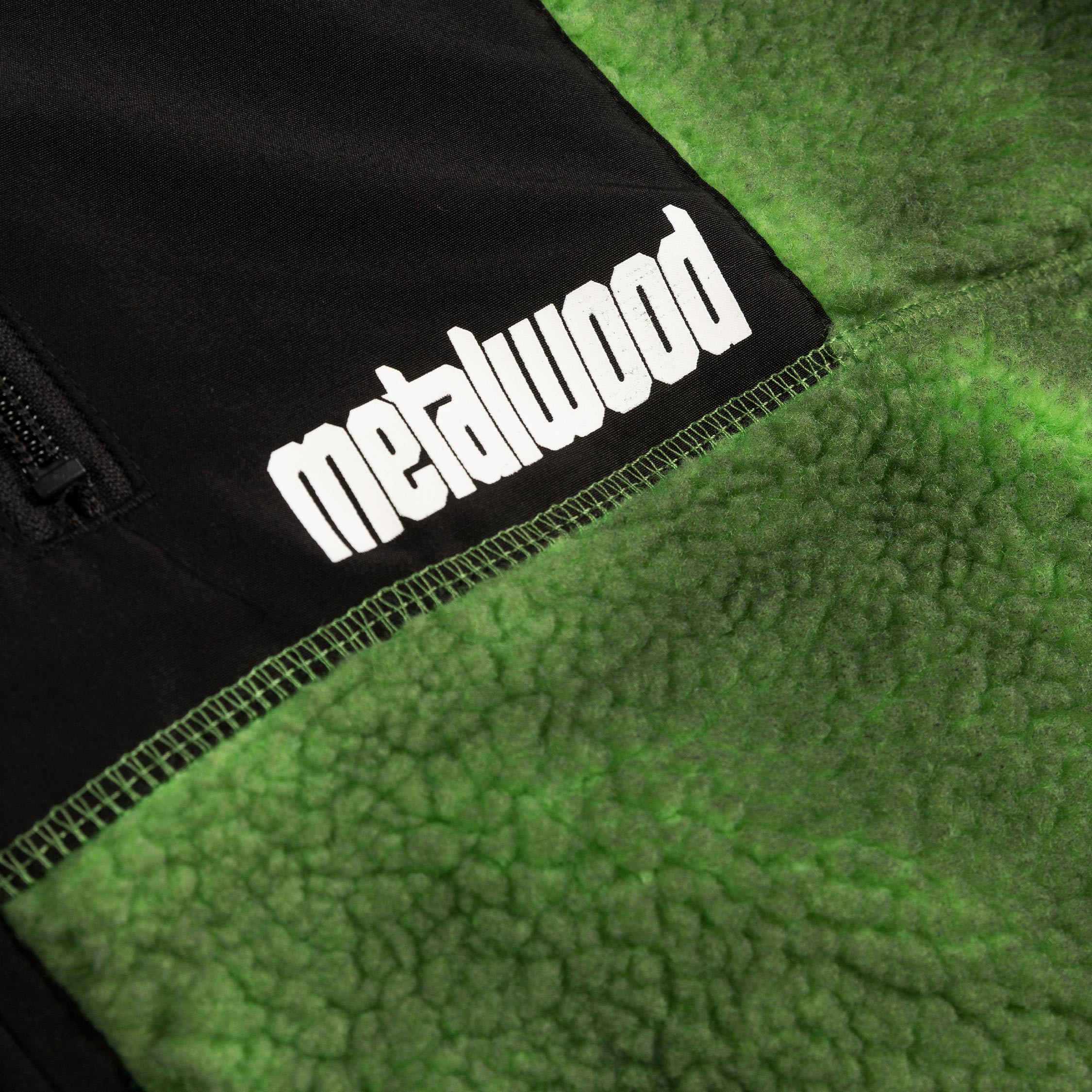 Image of Metalwood Painted Sherpa Fleece Jacket