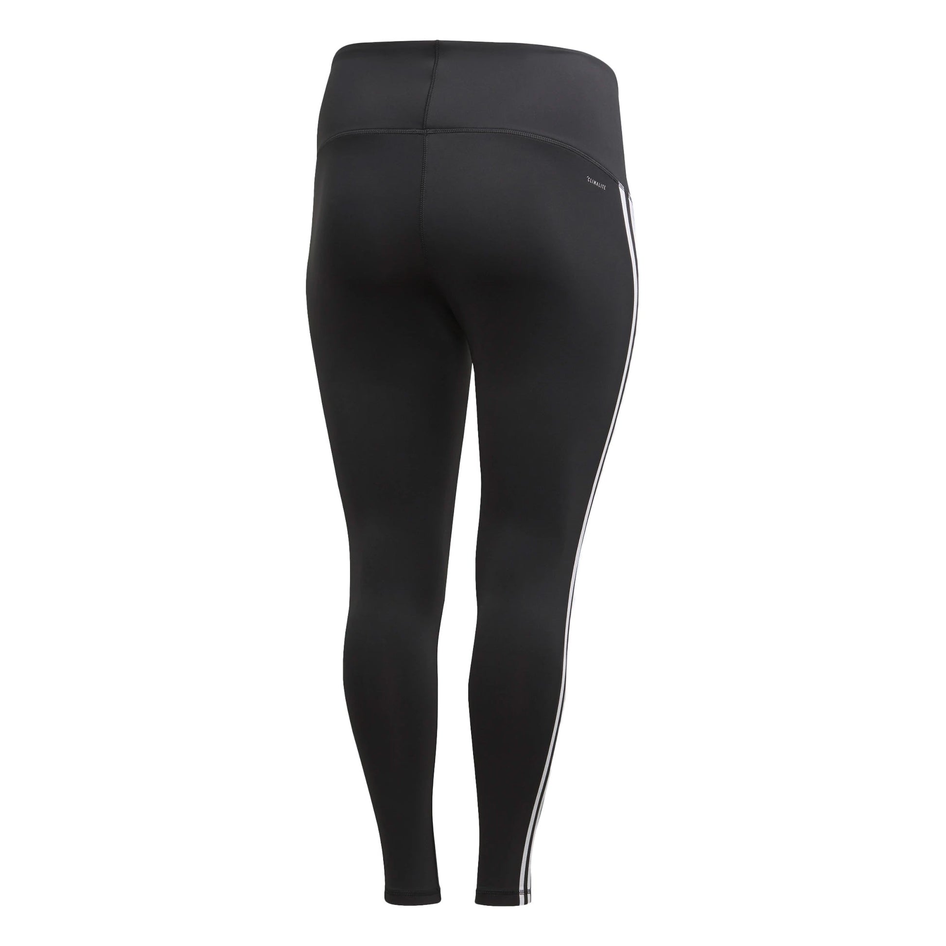 adidas Women's Designed 2 Move Tights (Plus Size) Black/White Back
