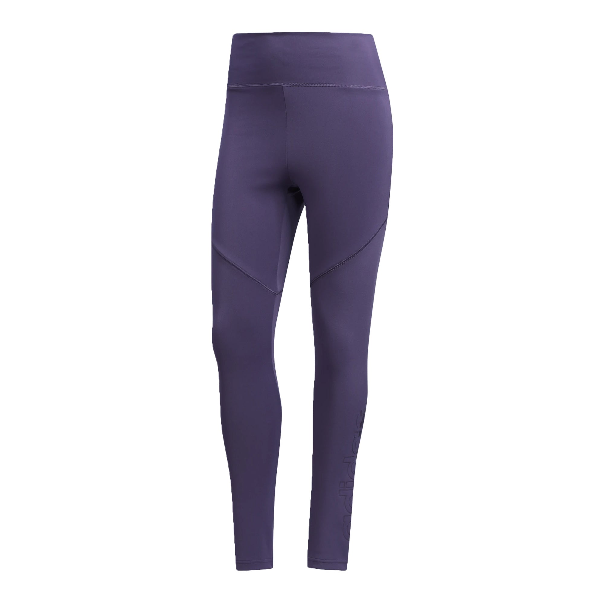 Image of adidas Womens Designed 2 Move Training Tights Purple Front