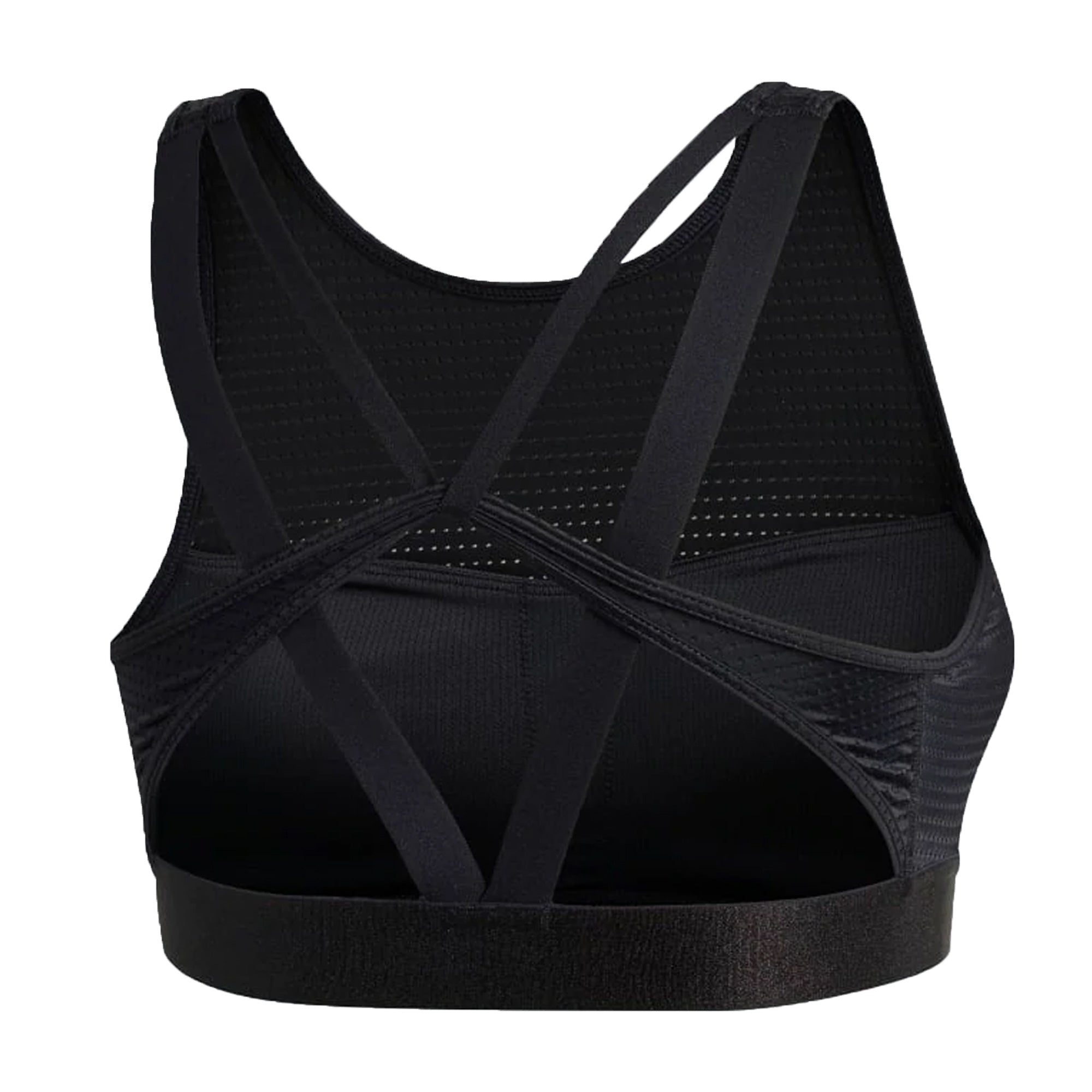 Image of adidas Womens Halter Sports Bra Black Back