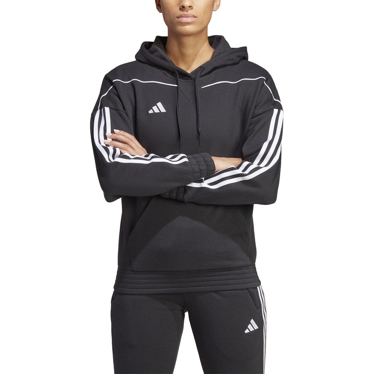Image of adidas Women's Tiro23 League Sweat Hoodie | HS3603 - Goal Kick Soccer