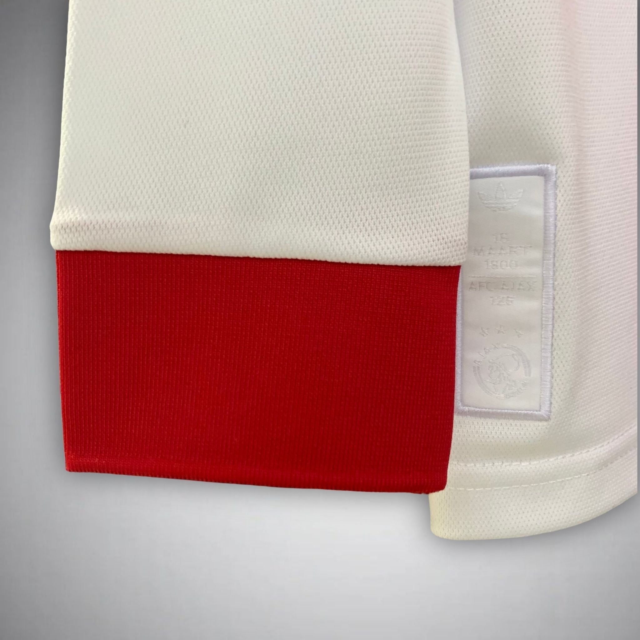Image of Ajax 125th Anniversary Premium Long Sleeve Kit - Premium Quality Jersey at FootballPrestige.com