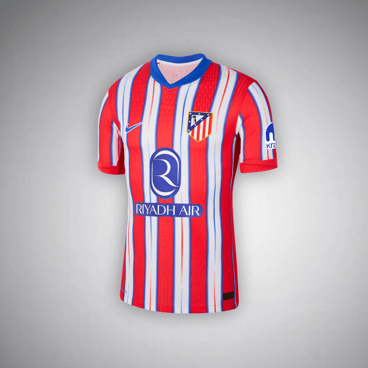 Image of Atletico Madrid 2024 - 2025 Home Kit - Premium Quality Jersey at FootballPrestige.com