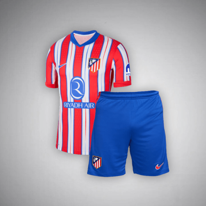 Image of Atletico Madrid 2024 - 2025 Home Kit - Premium Quality Jersey at FootballPrestige.com