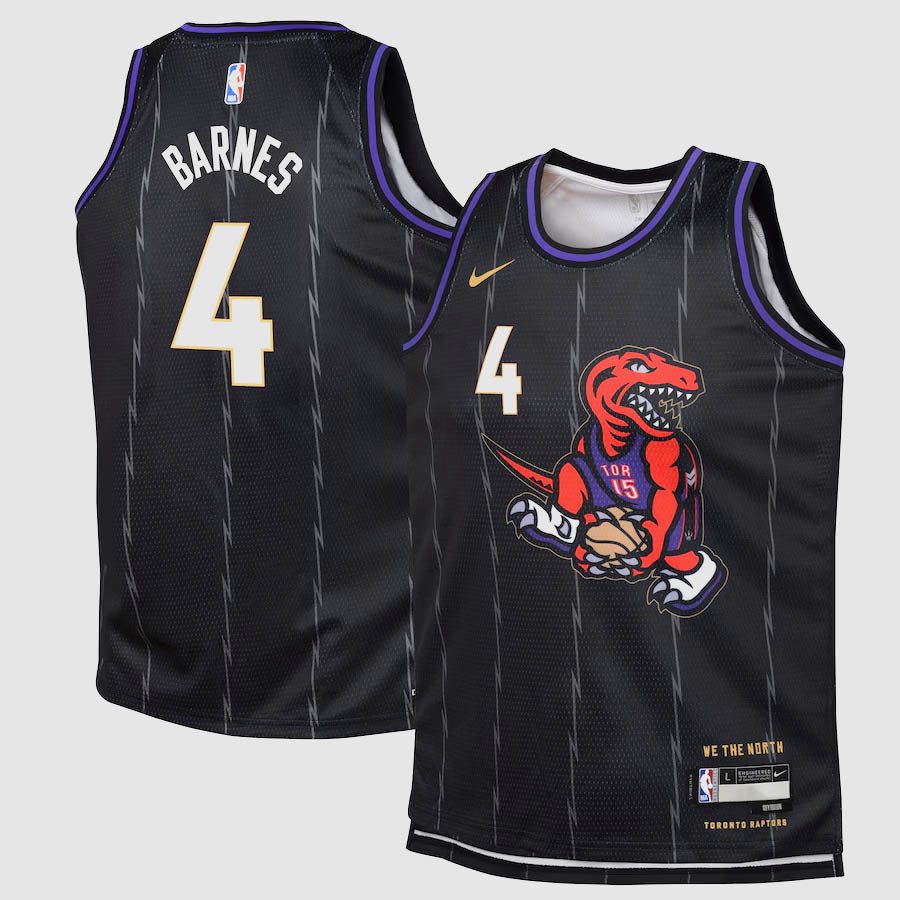 Image of Scottie Barnes Toronto Raptors 2025 City Edition Youth NBA Swingman Jersey