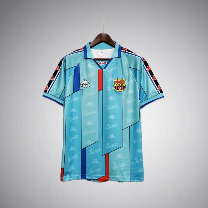 Image of Barcelona 1996 - 1997 Away Kit - Premium Quality Jersey at FootballPrestige.com