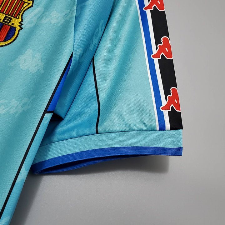 Image of Barcelona 1996 - 1997 Away Kit - Premium Quality Jersey at FootballPrestige.com