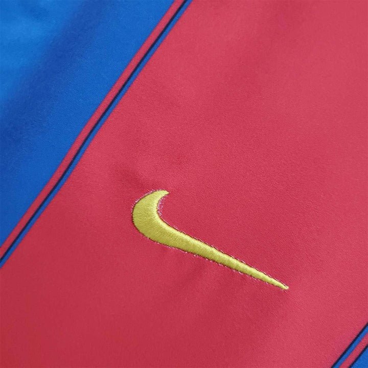 Image of Barcelona 2003 - 2004 Retro Home Kit - Premium Quality Jersey at FootballPrestige.com